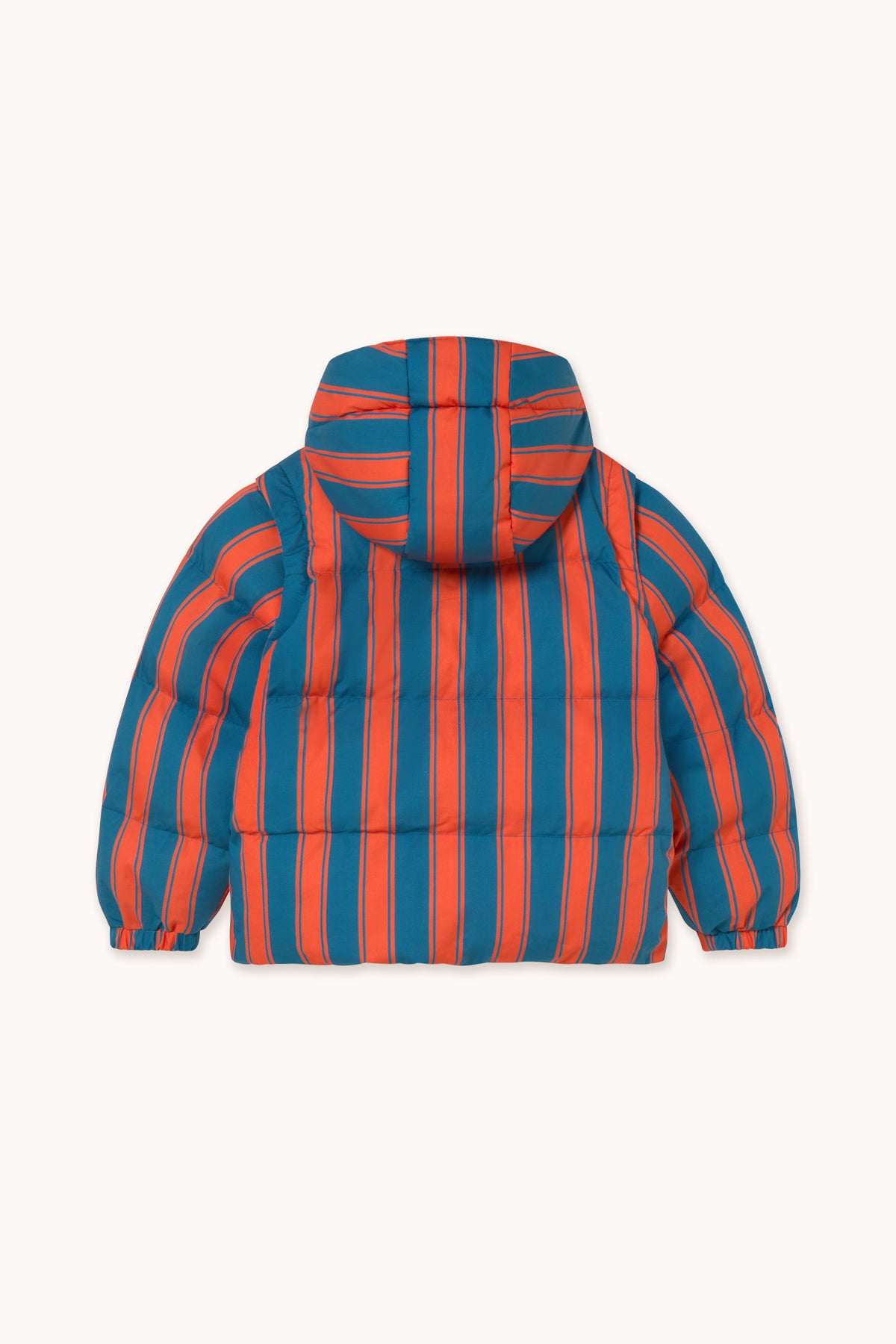 RETRO STRIPES SHORT PADDED JACKET