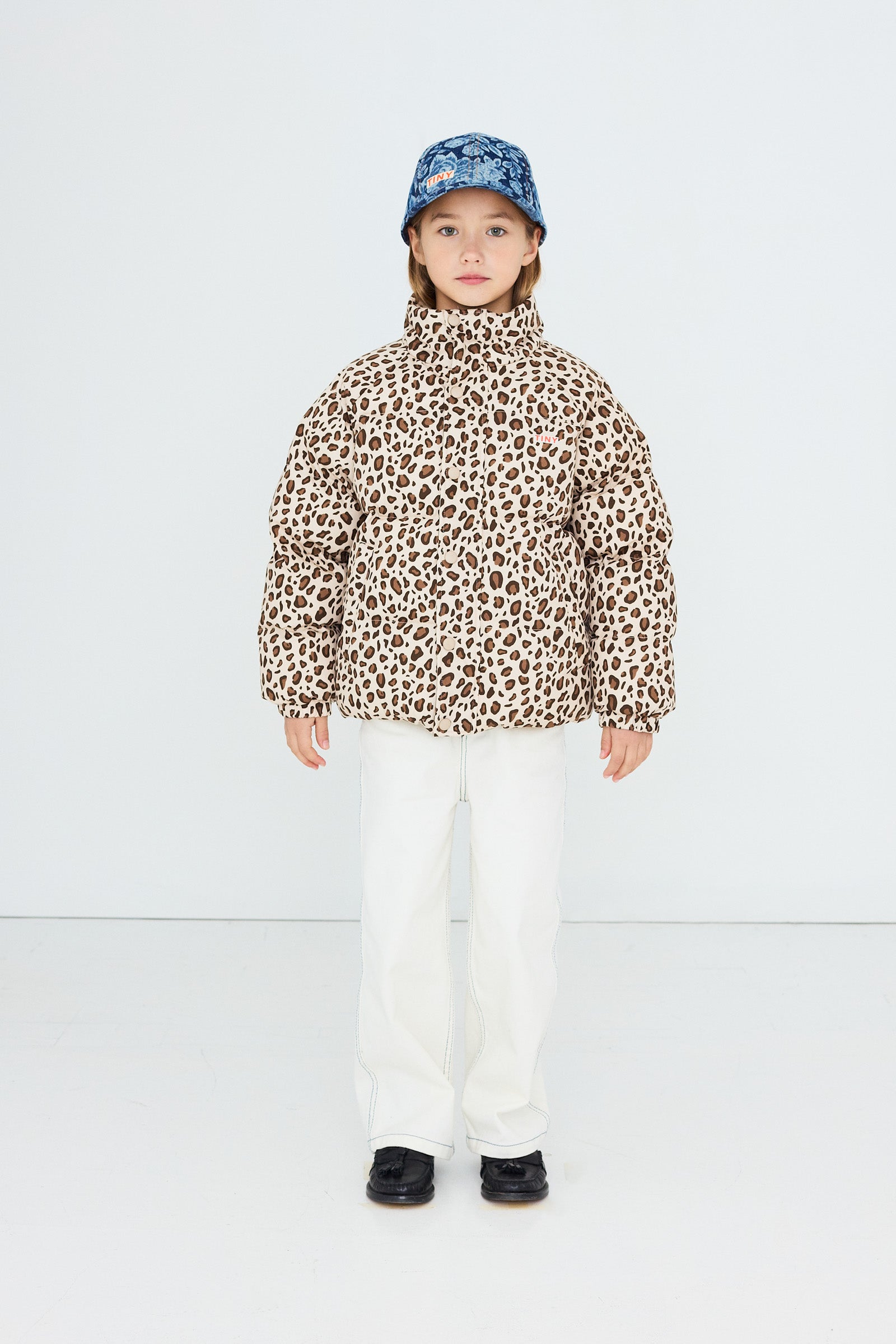 JACKE KURZ UND WATTIERT ANIMAL PRINT