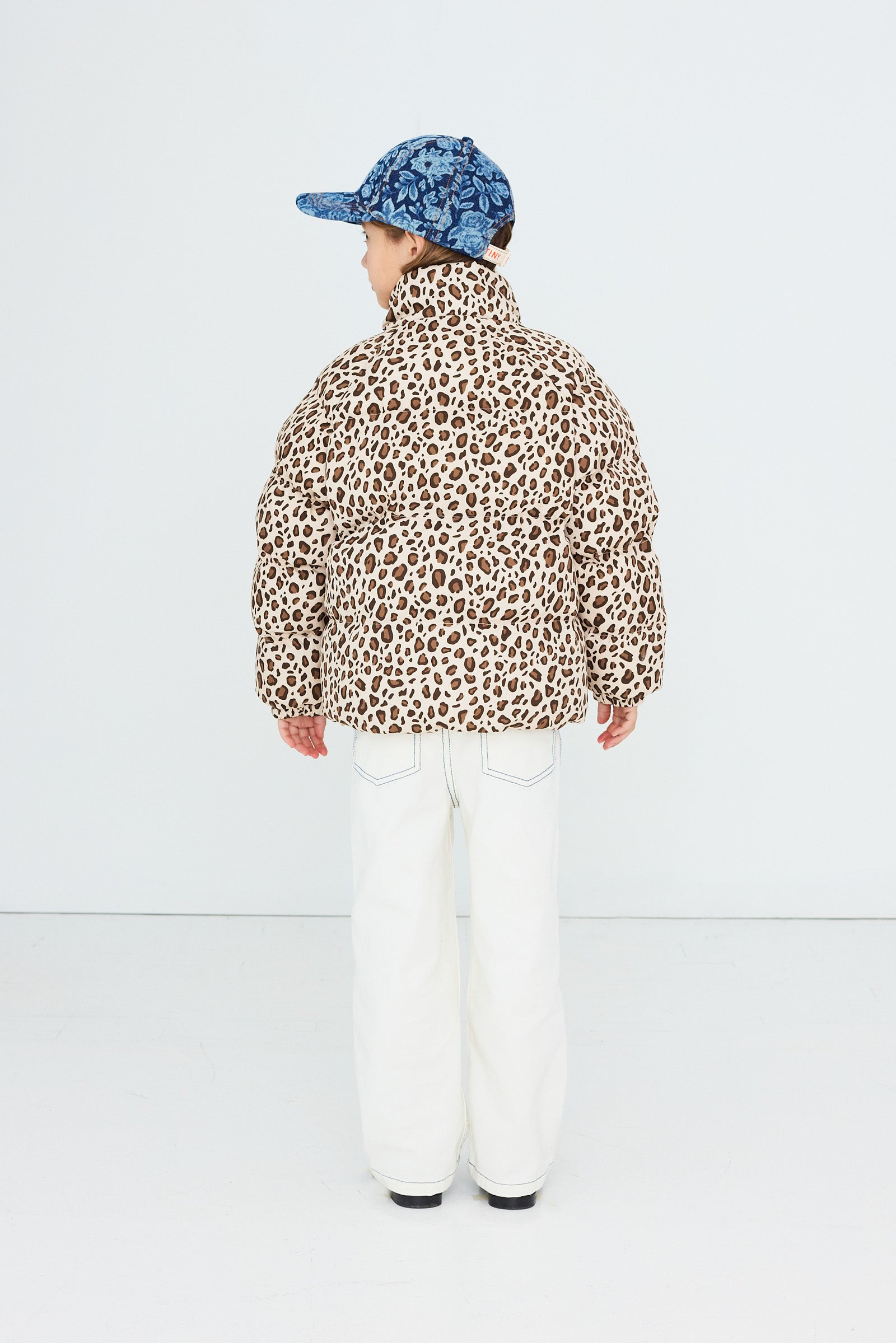 JACKE KURZ UND WATTIERT ANIMAL PRINT