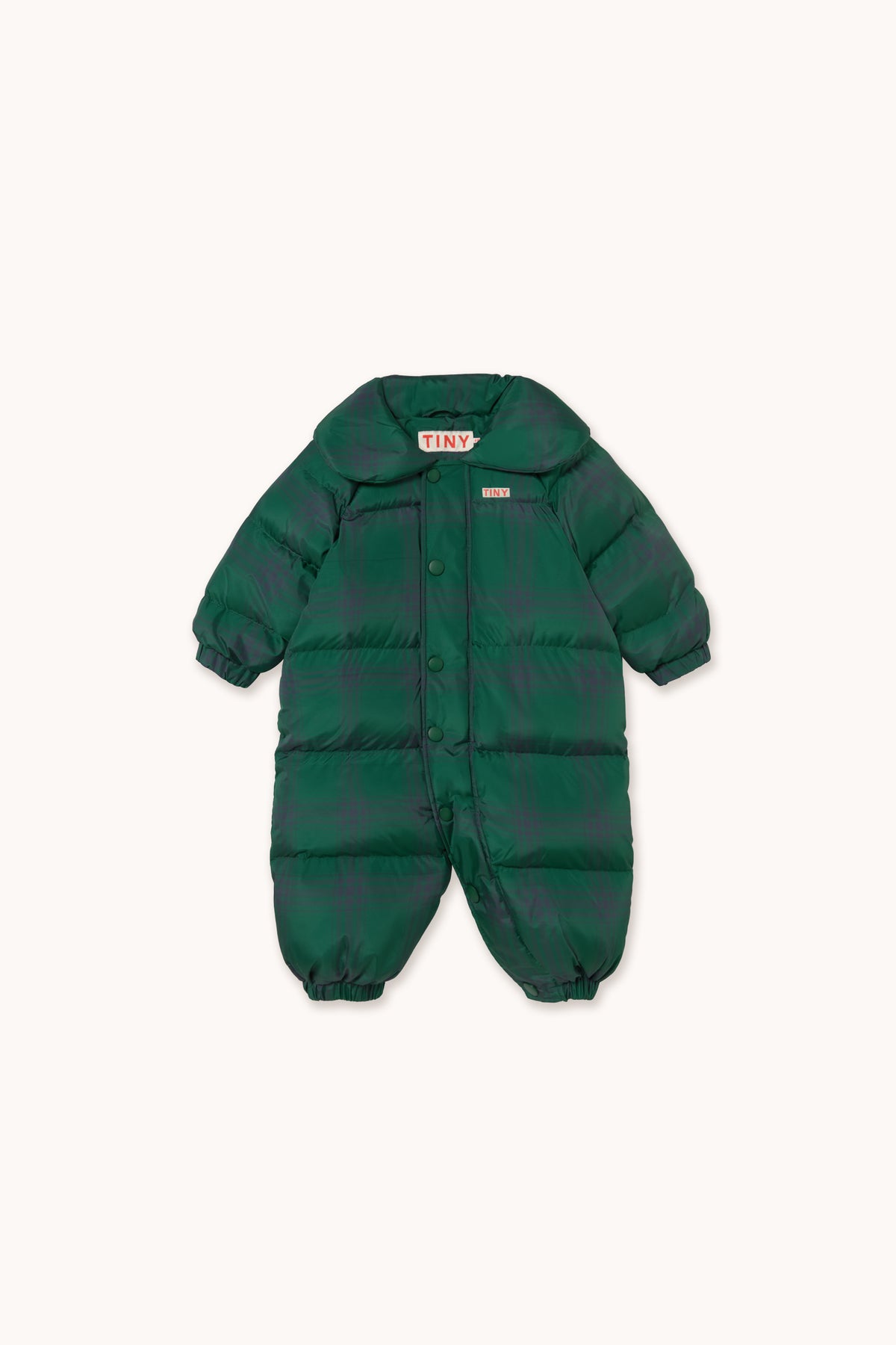 GREEN CHECK PADDED OVERALL