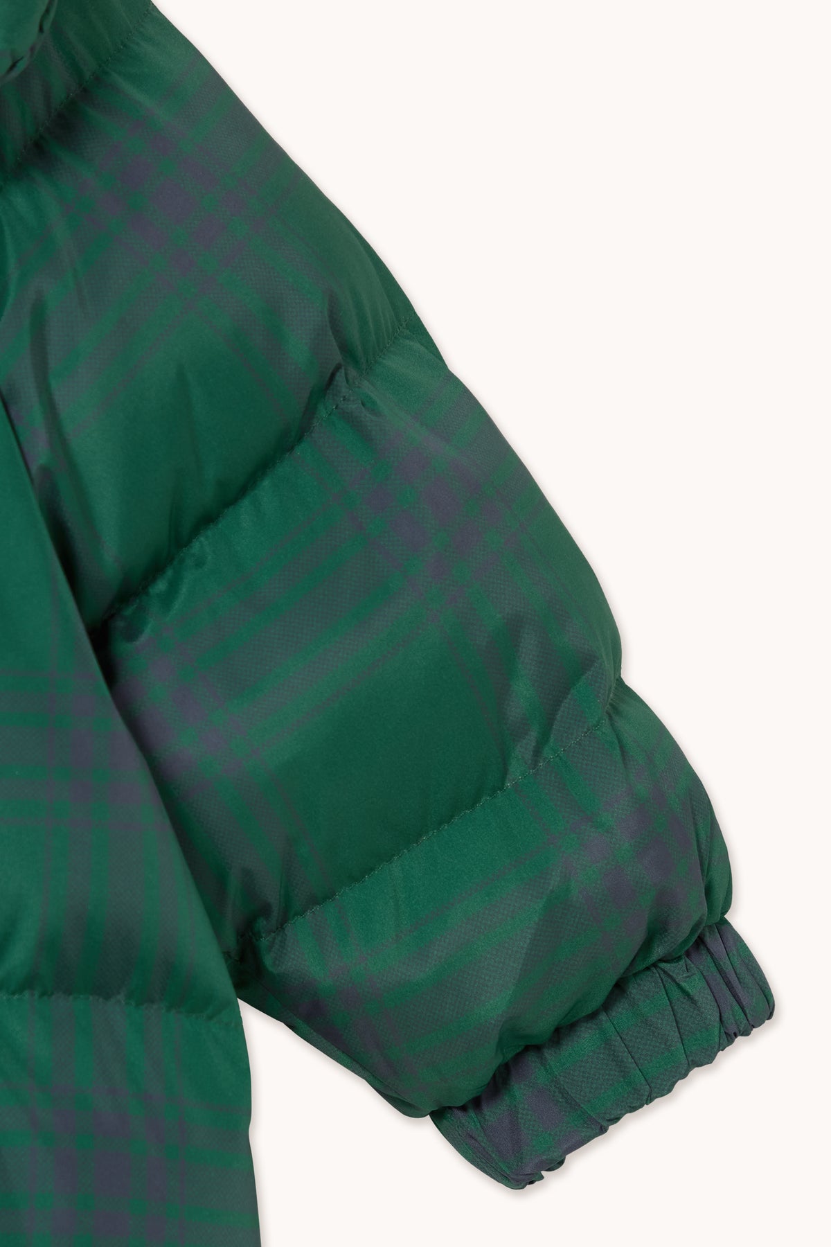 GREEN CHECK PADDED OVERALL