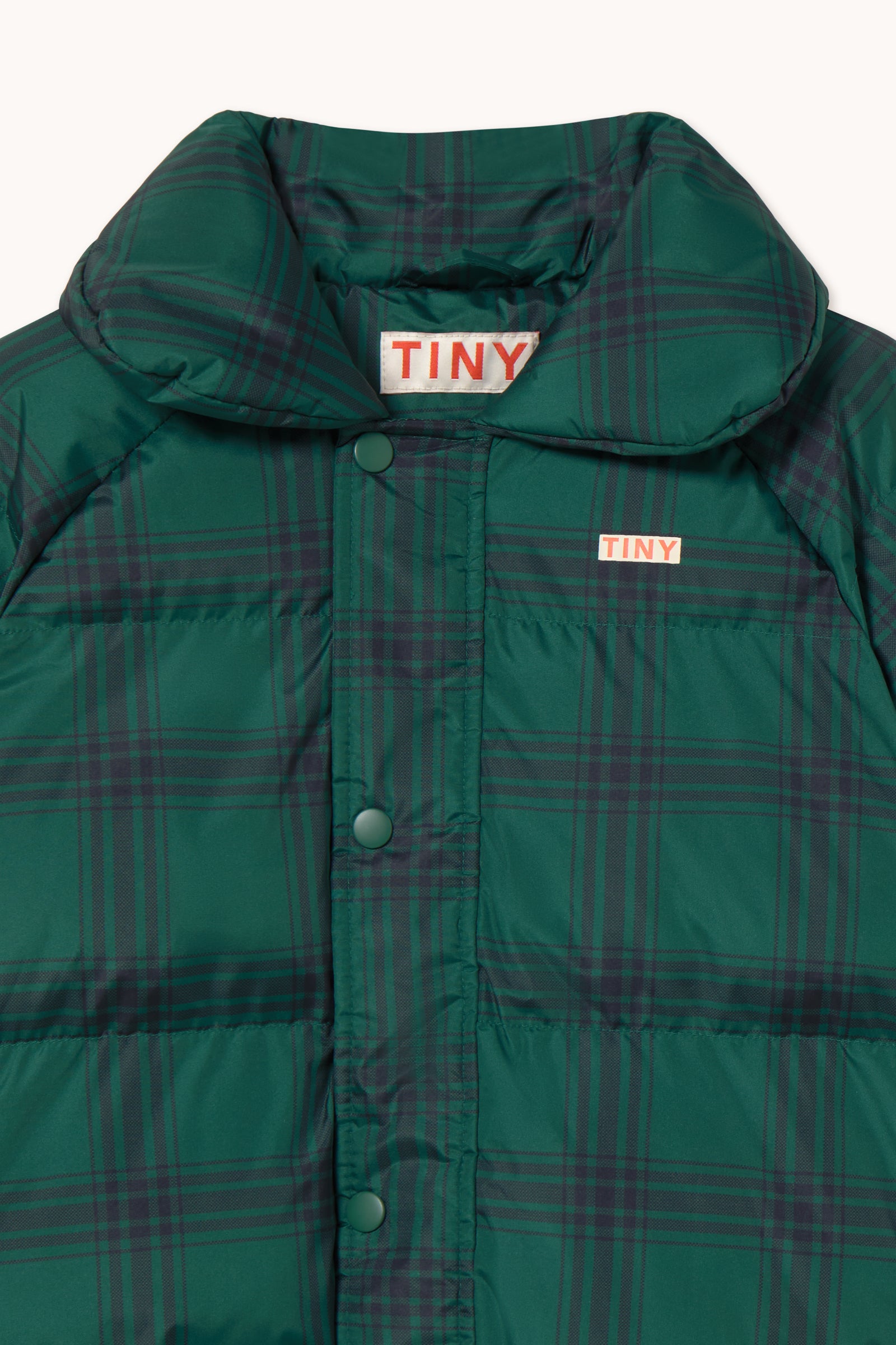 GREEN CHECK PADDED OVERALL