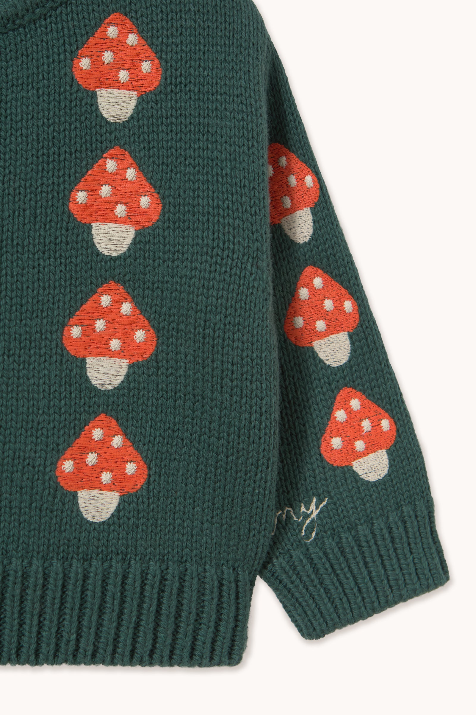 MINI MUSHROOMS BABY CARDIGAN