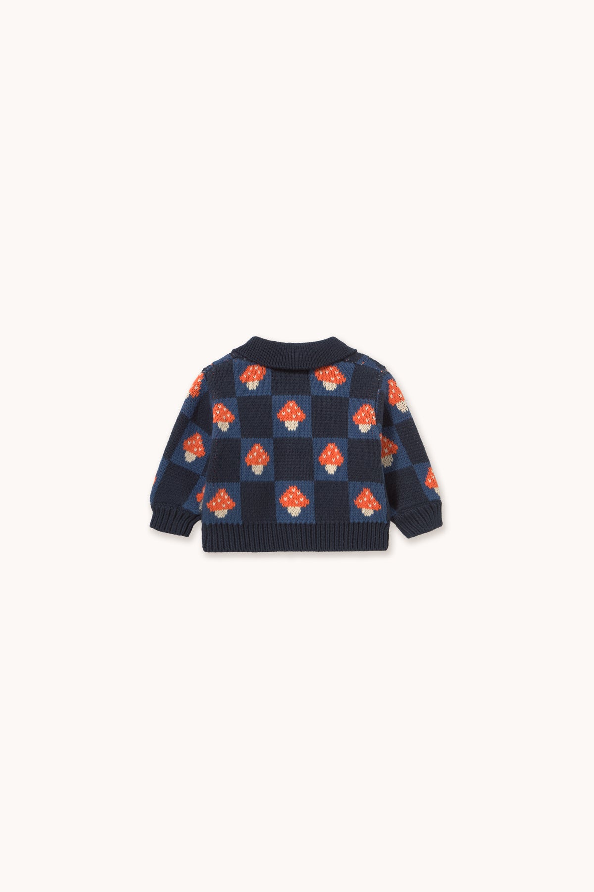 MUSHROOM BABY CARDIGAN