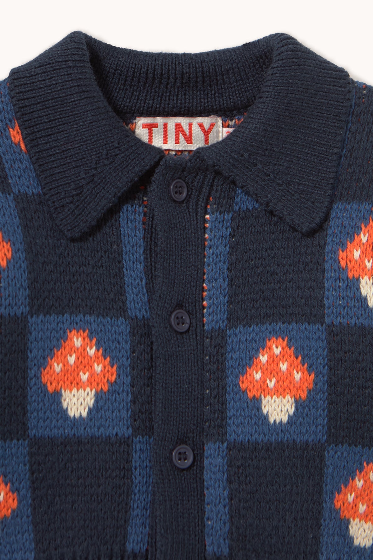 MUSHROOM BABY CARDIGAN