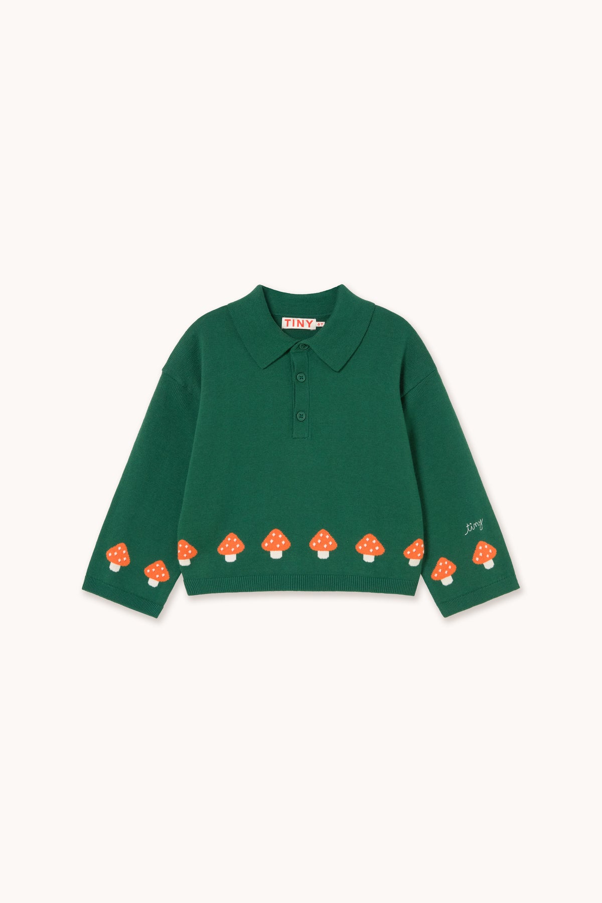 TINY MUSHROOMS TRUE KNIT SWEATER