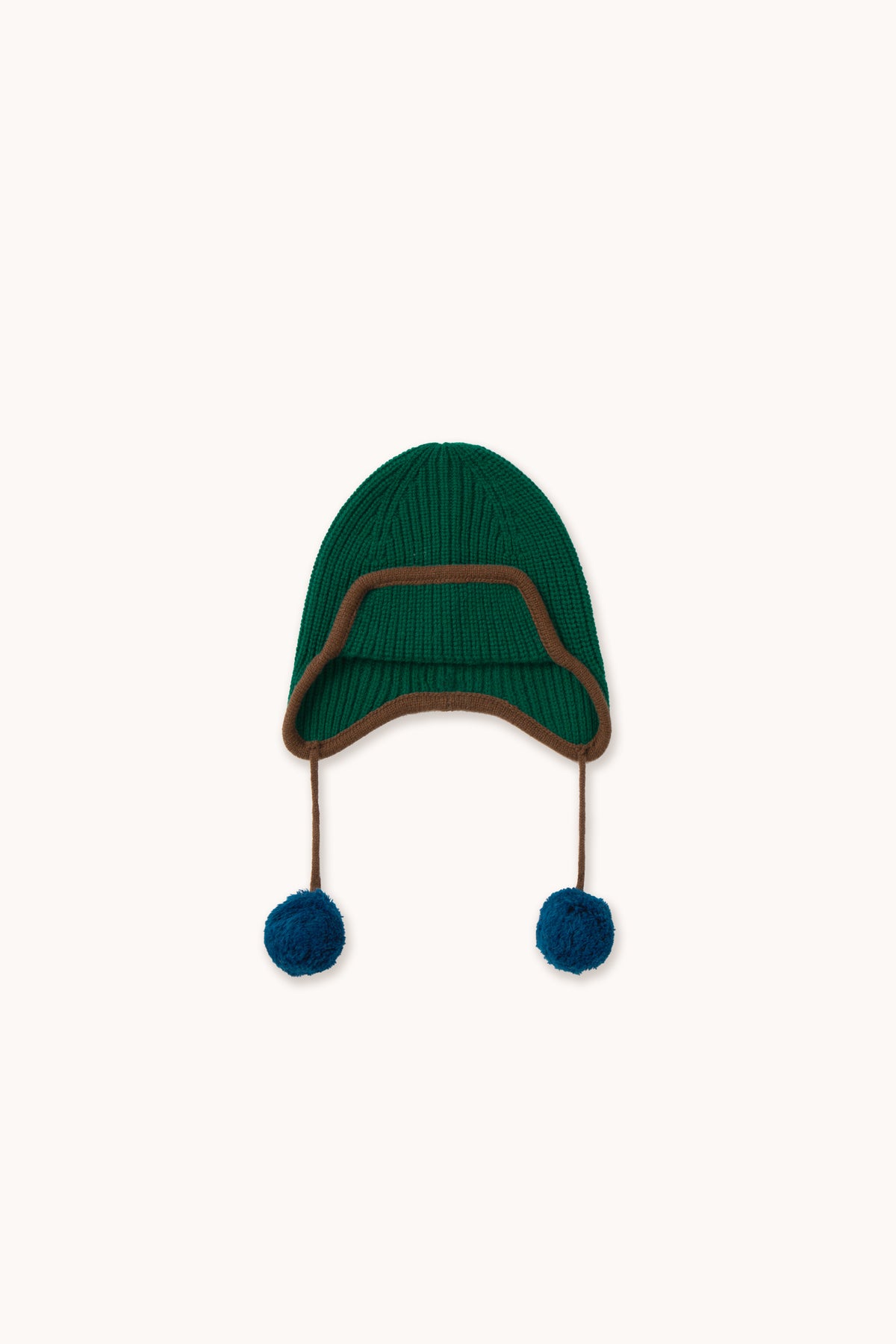 POMPOM EARFLAP BEANIE