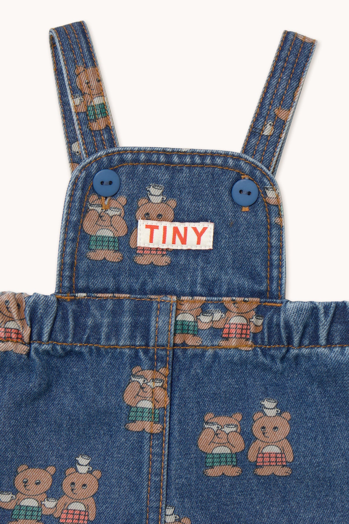 PETO DE BEBÉ TINY TEA ROOM DENIM