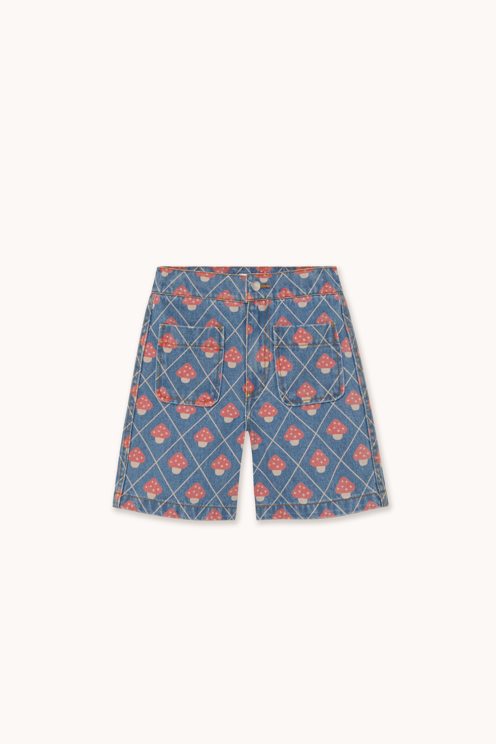 MUSHROOMS DENIM SHORTS