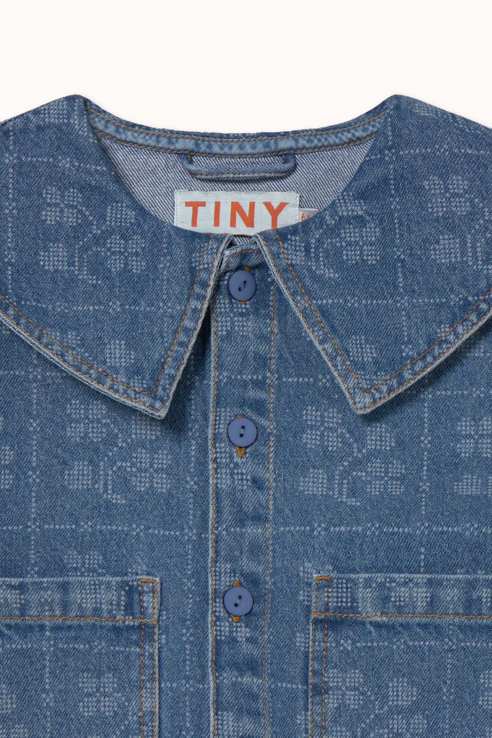 DENIMJACKE DOTS FLOWERS