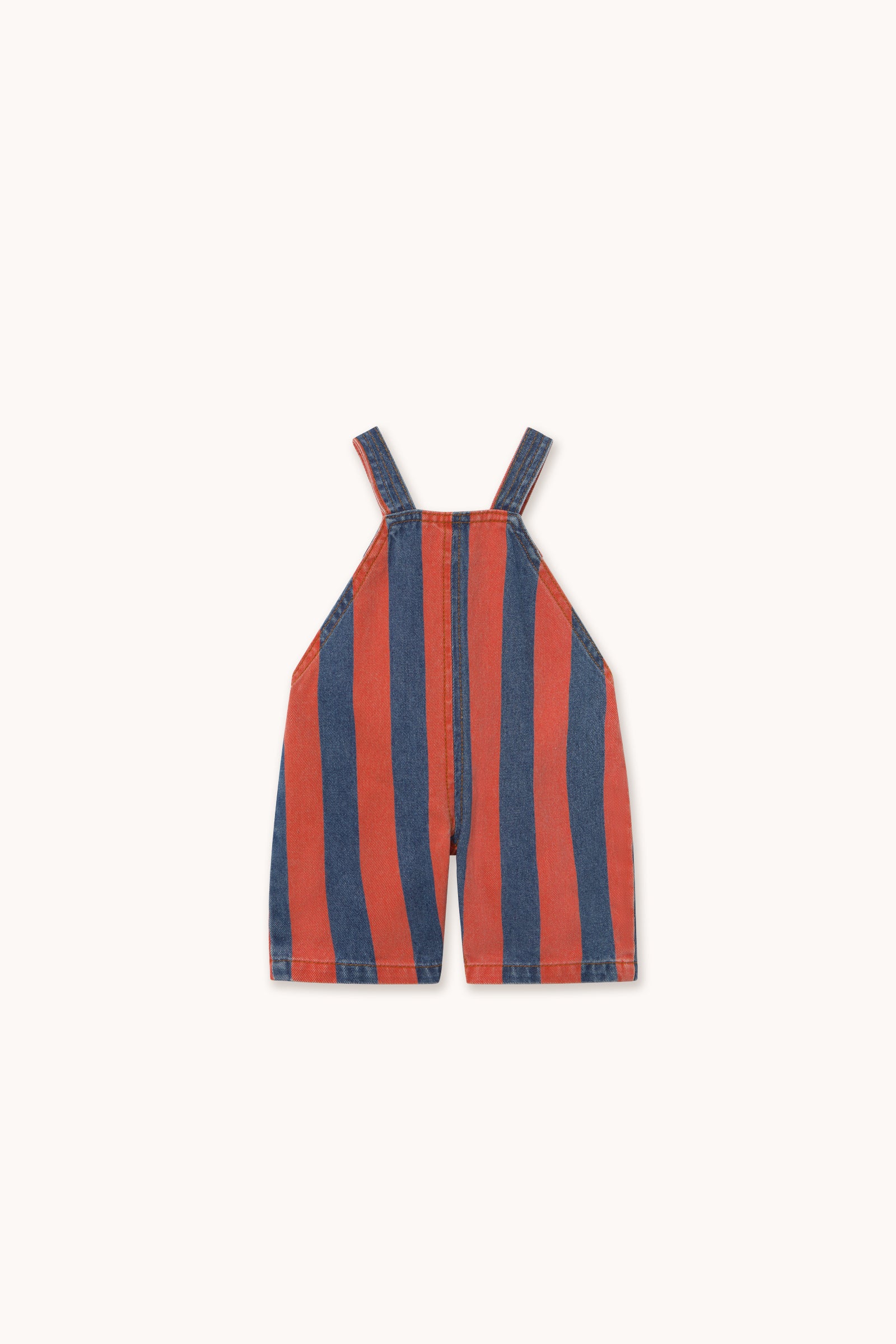 RED STRIPES BABY DENIM DUNGAREE