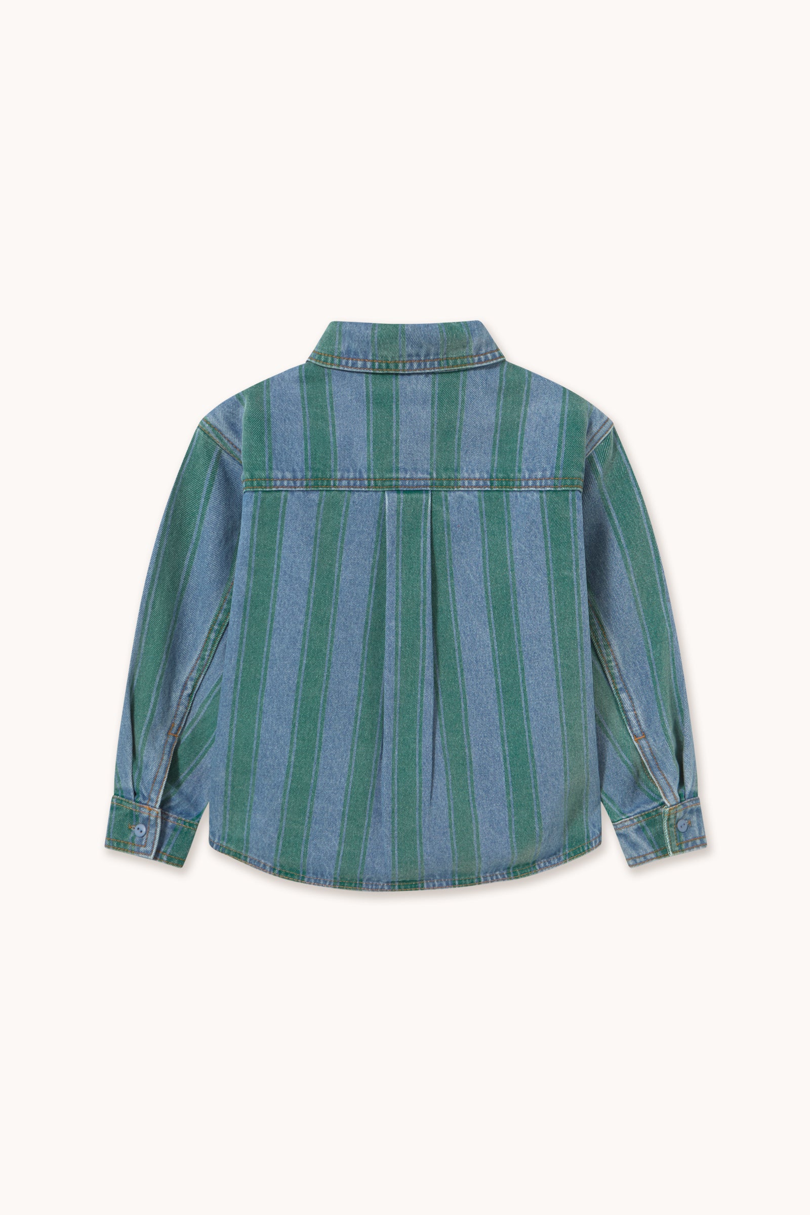 DENIMHEMD RETRO STRIPES