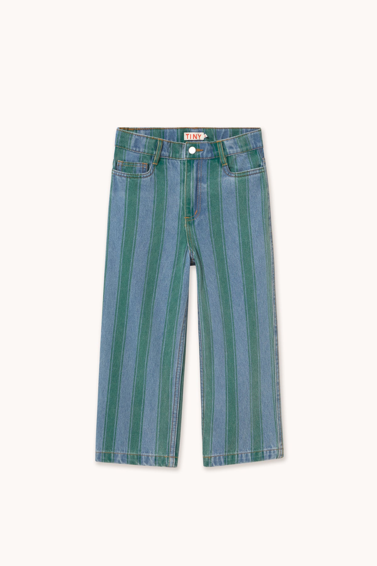 RETRO STRIPES ストレートデニムパンツ