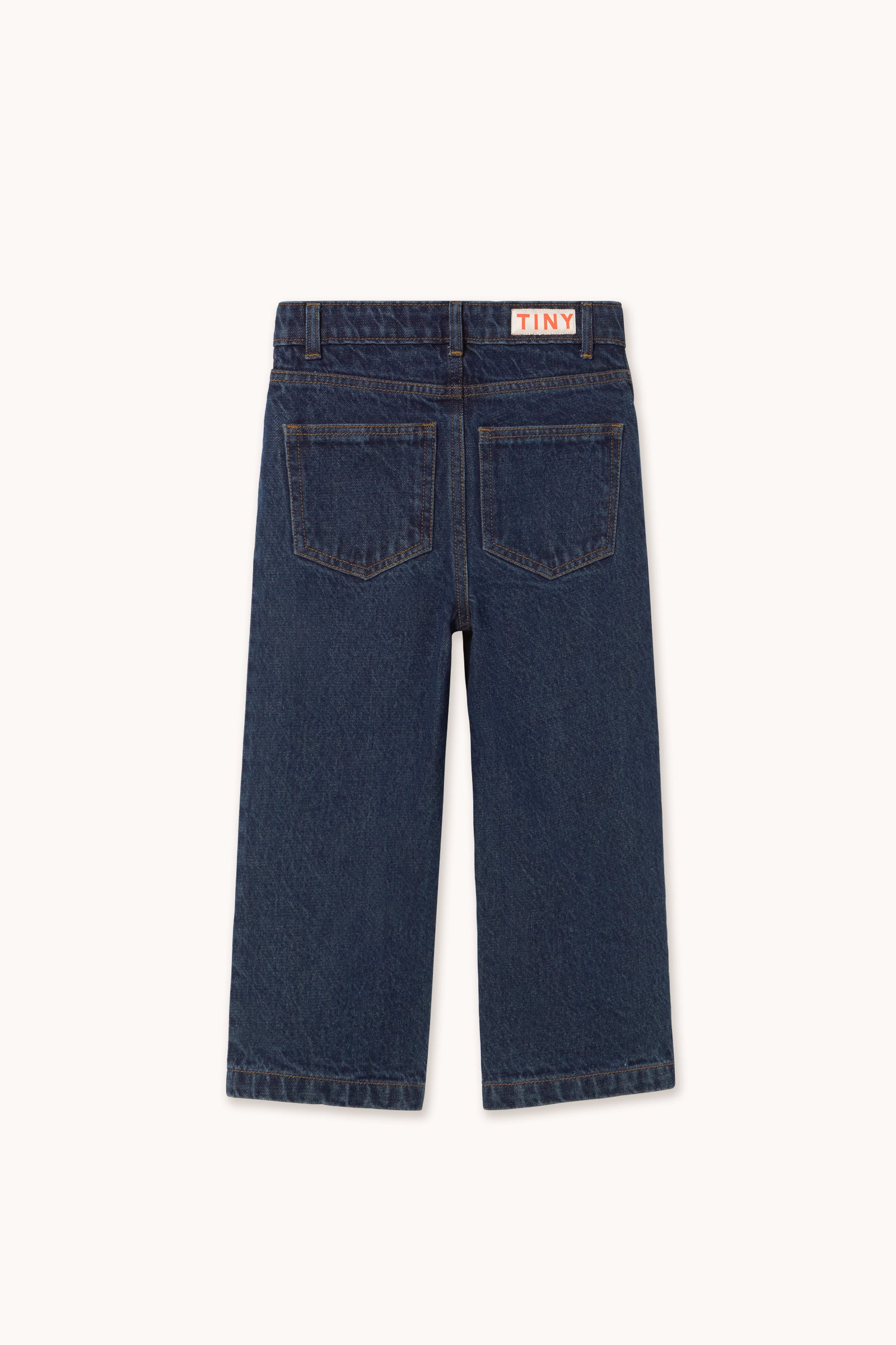 MINI MUSHROOMS EMBROIDERED DENIM PANT