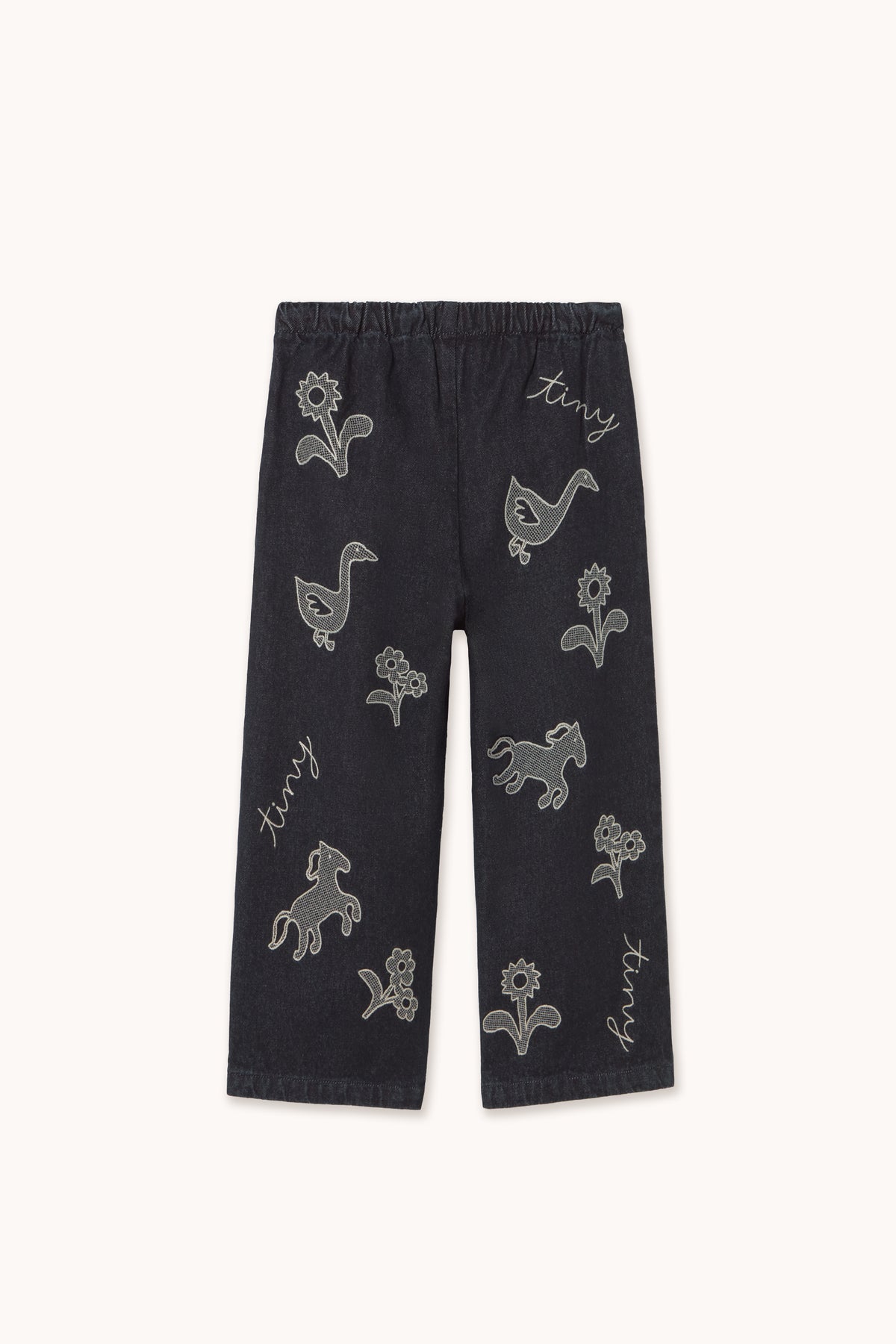HORSES & FLOWERS DENIM PANT