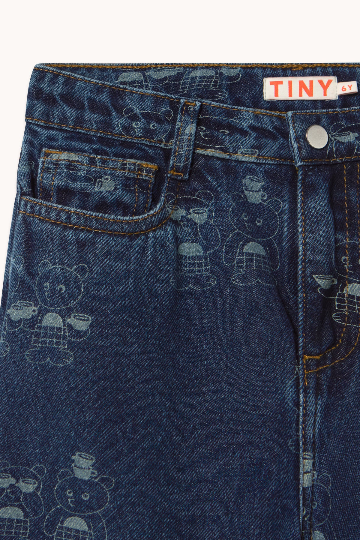 PANTALÓN TINY TEA ROOM 2 DENIM DE CORTE RECTO