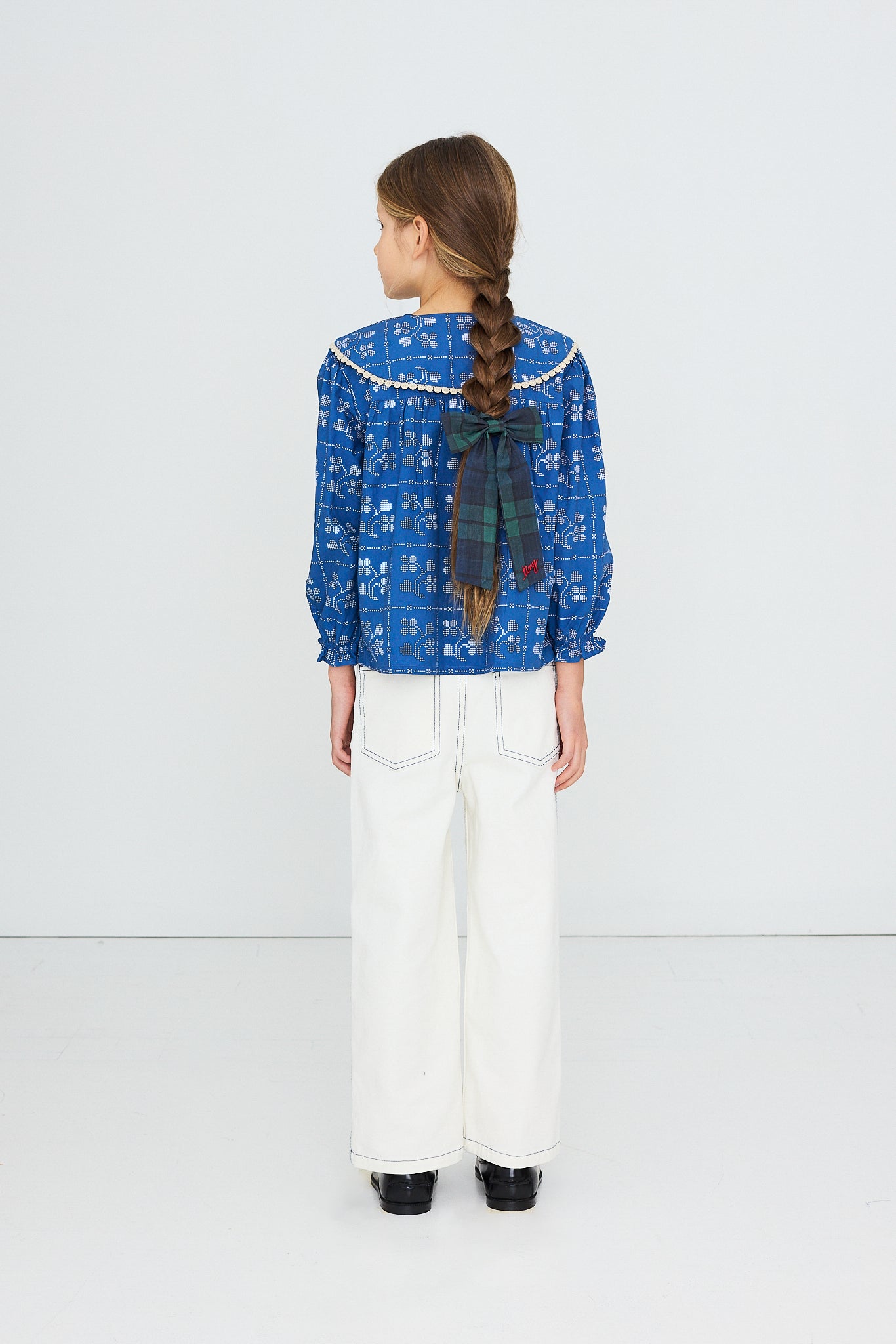 CONTRAST BLUE DENIM PANT
