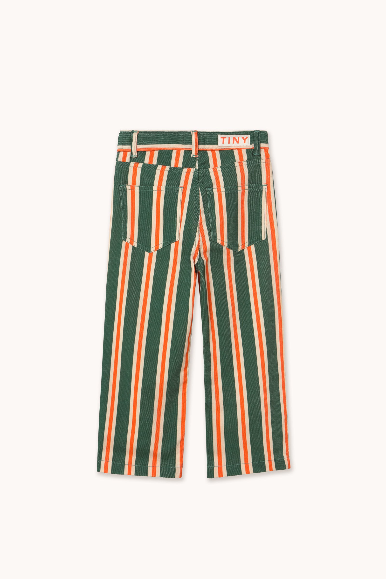 MULTICOLOR STRIPES STRAIGHT CORDUROY PANTS