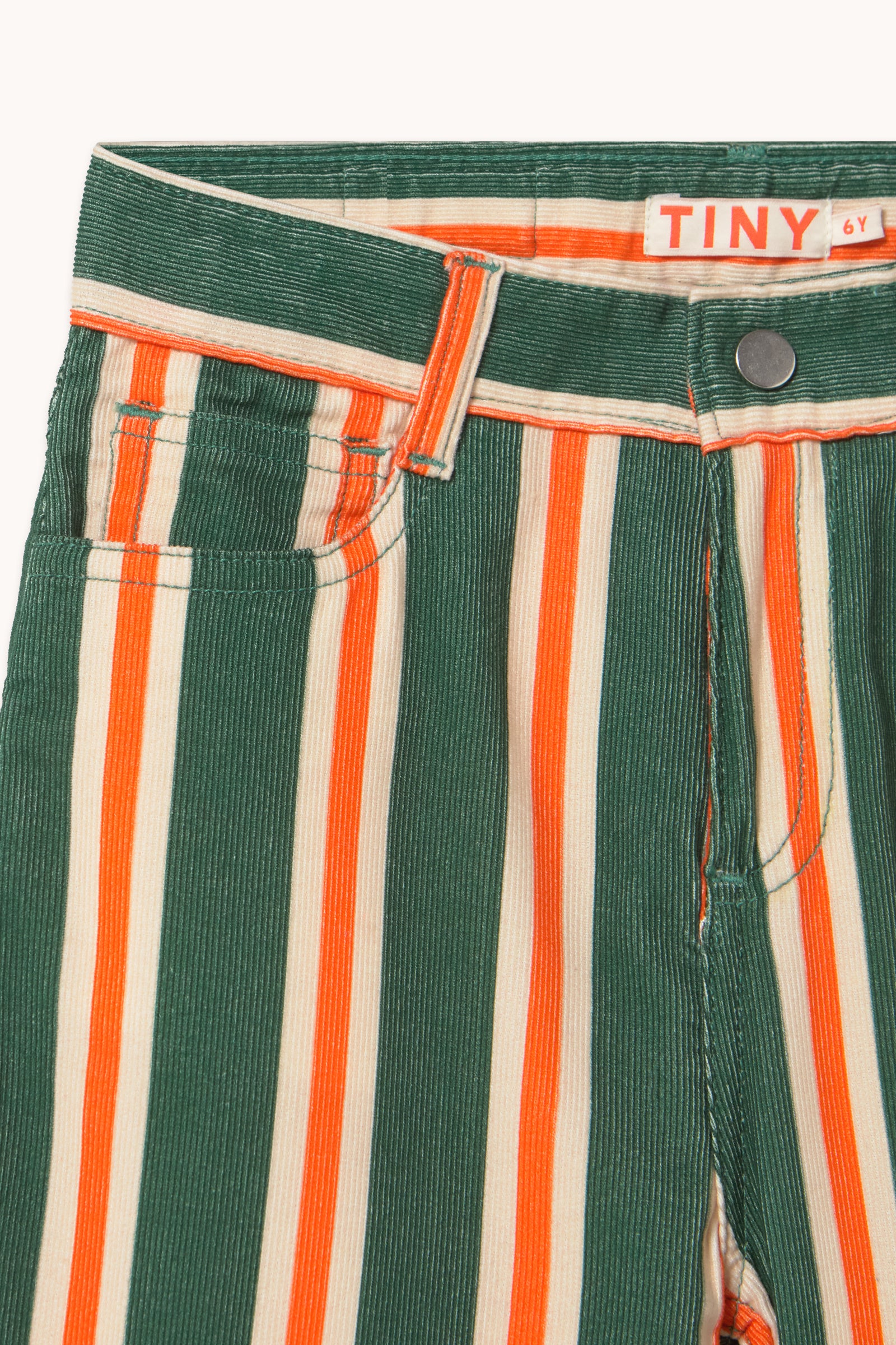 MULTICOLOR STRIPES STRAIGHT CORDUROY PANTS