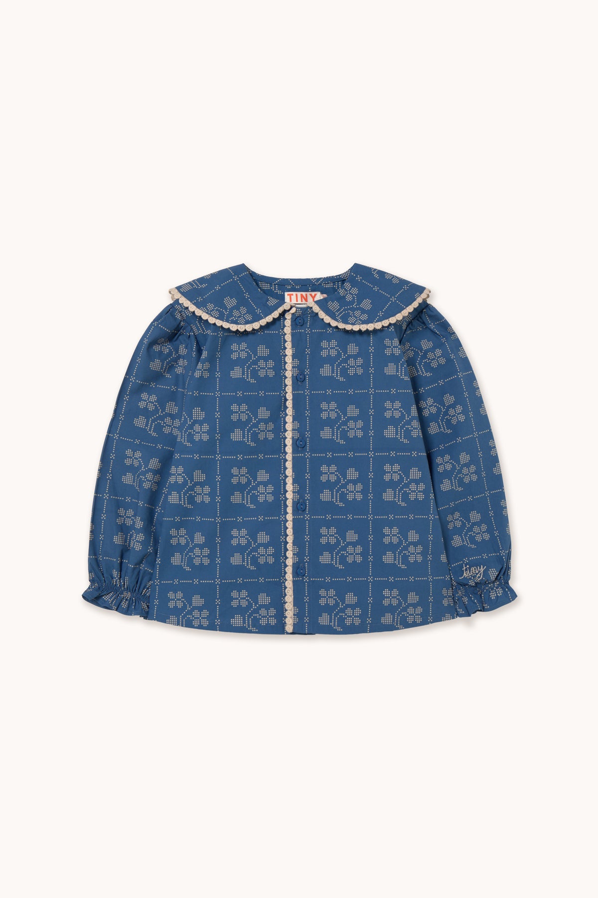 DOTS FLOWERS BLOUSE
