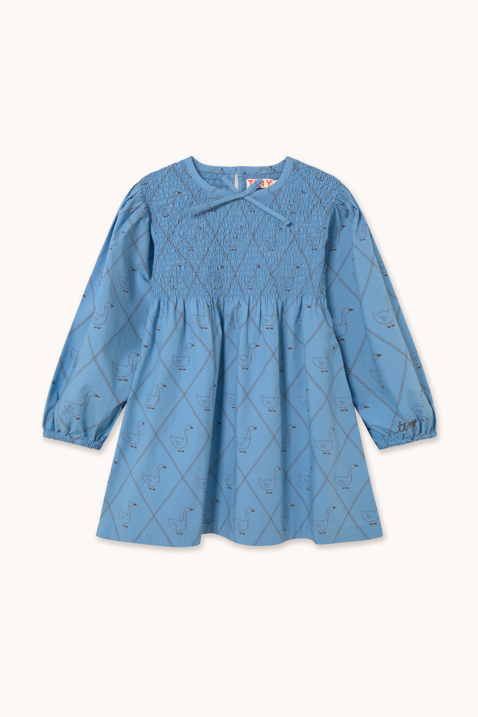 GEESE POPLIN DRESS