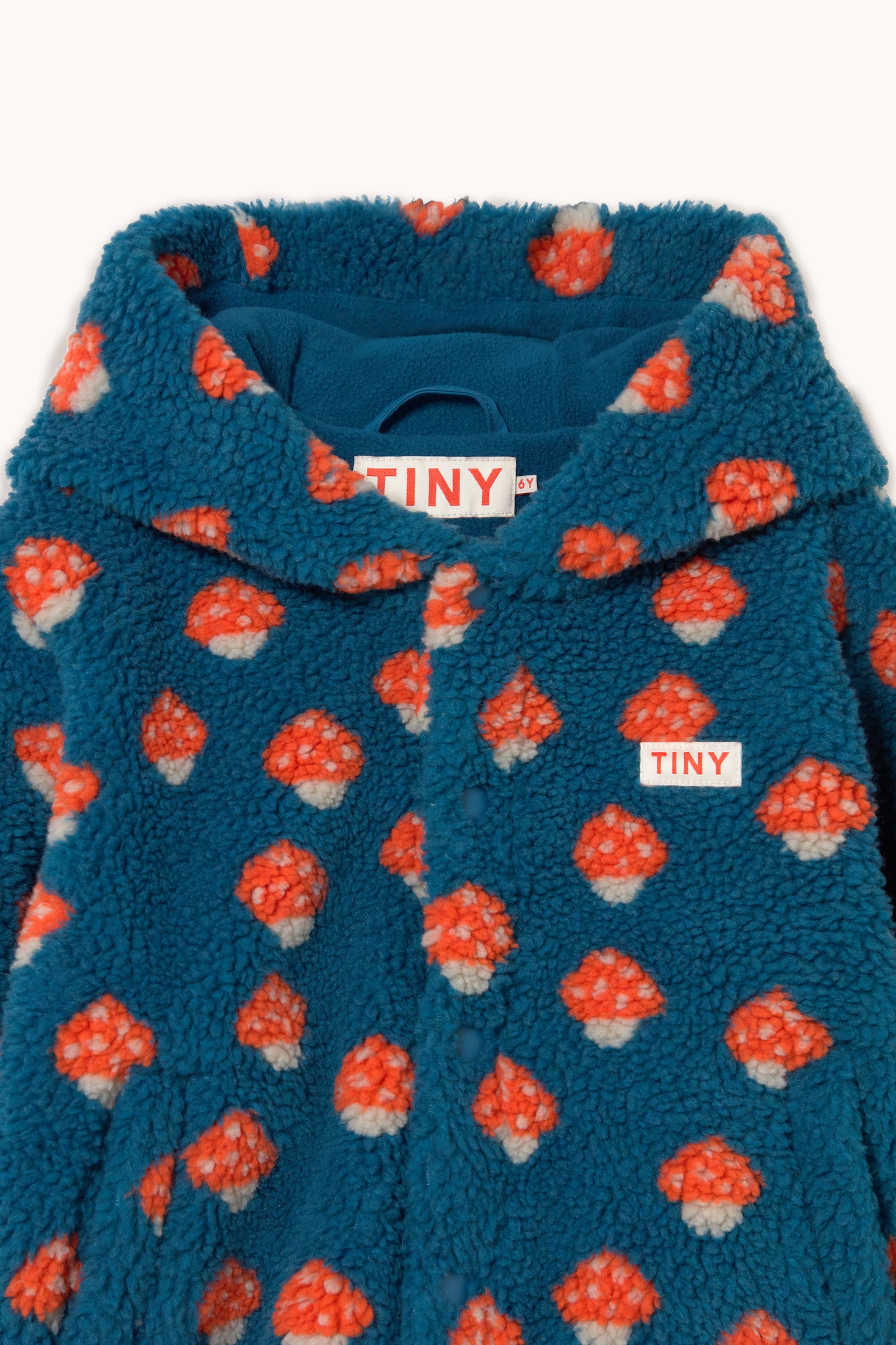 TINY MUSHROOMS SHERPA HOODIE