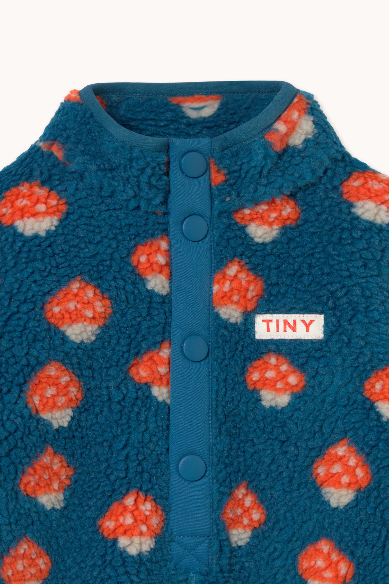TINY MUSHROOMS SHERPA ONE-PIECE