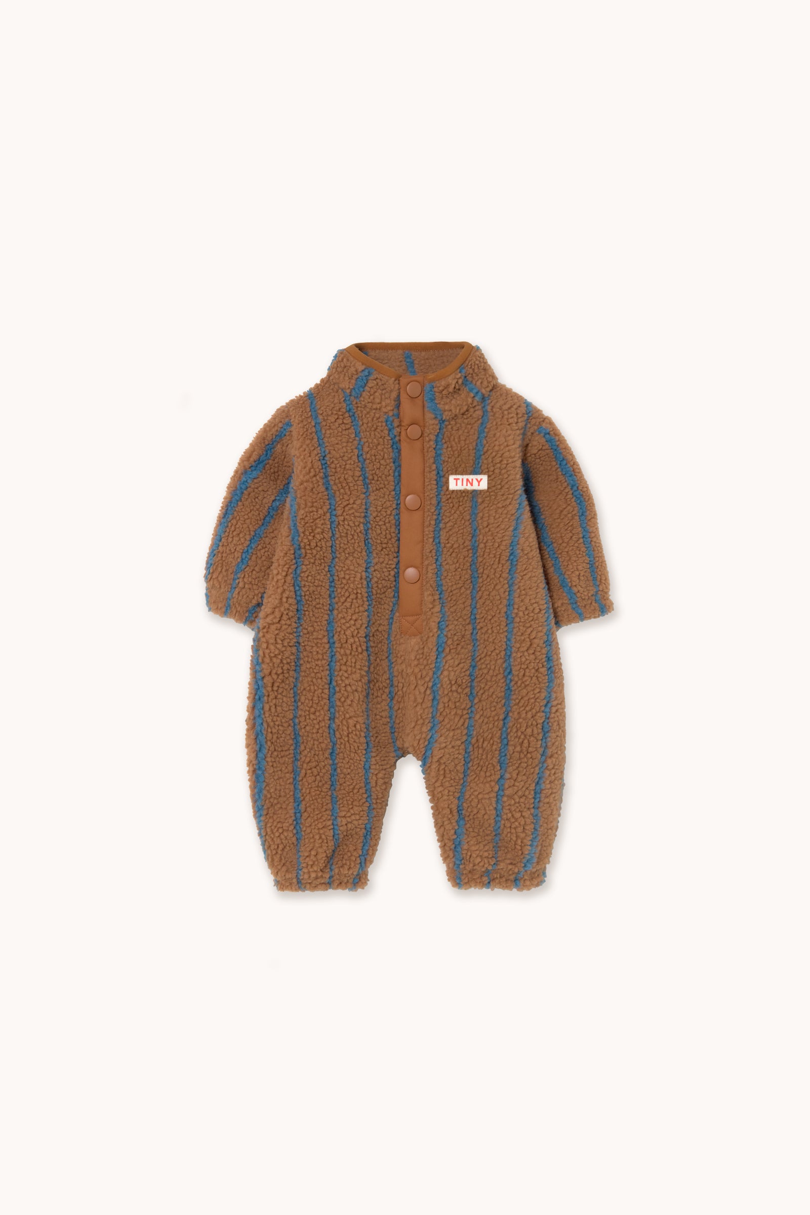 tinycottons フリース アウター　ジャンプスーツ 2Y LINESシェルパジャンプスーツ