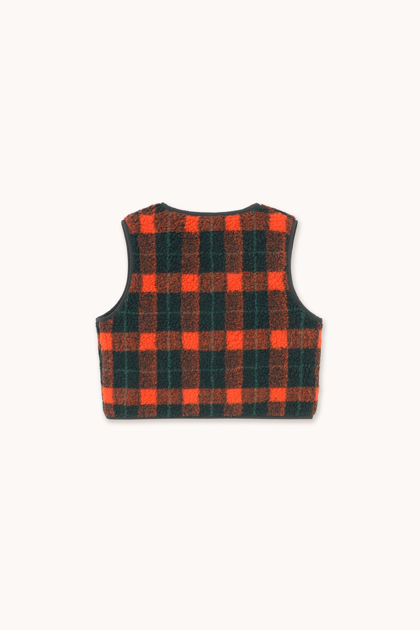 PADDED RED CHECK VEST