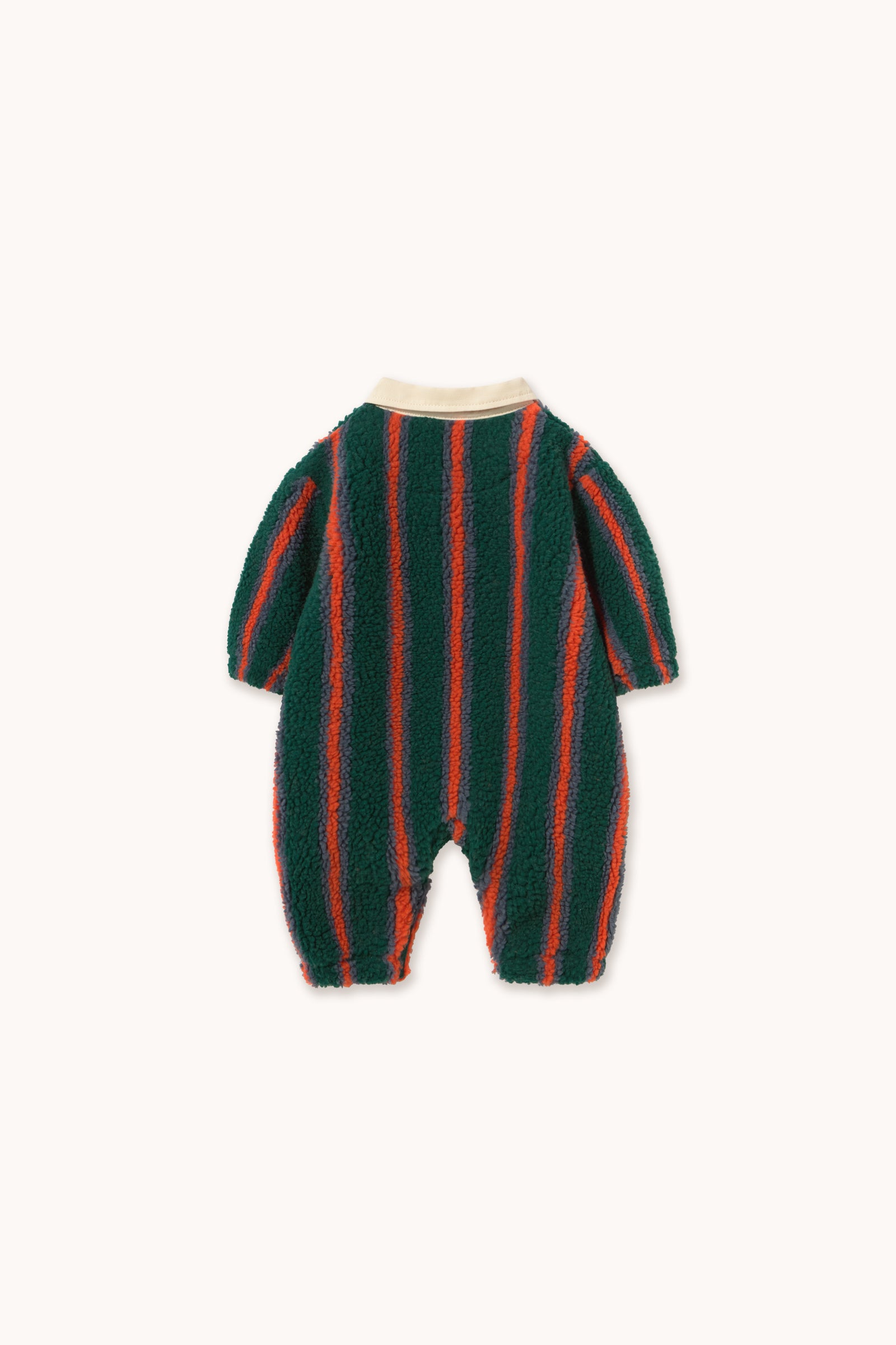 MULTICOLOR STRIPES POLO SHERPA ONE-PIECE
