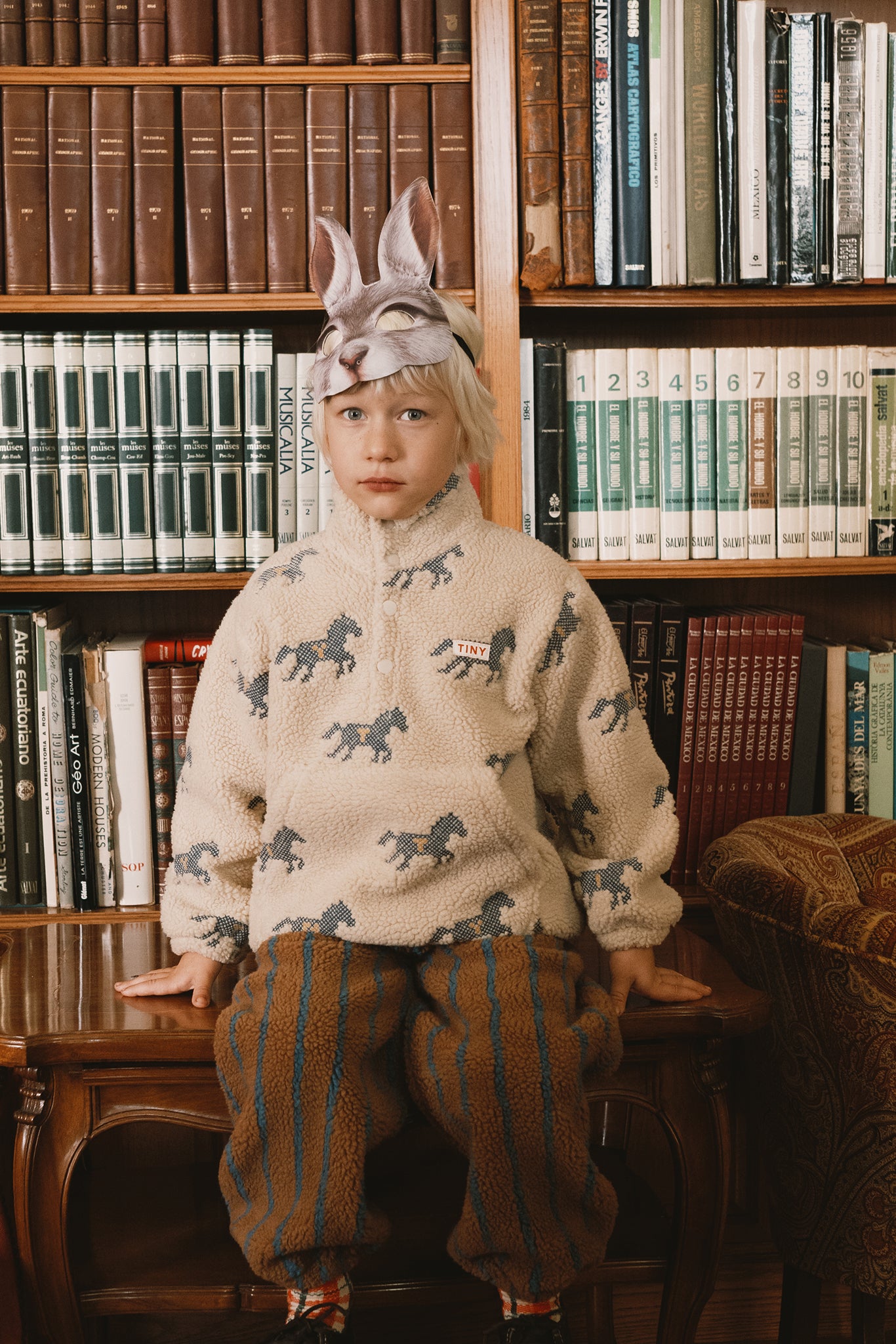 SHERPA-SWEATSHIRT HORSES