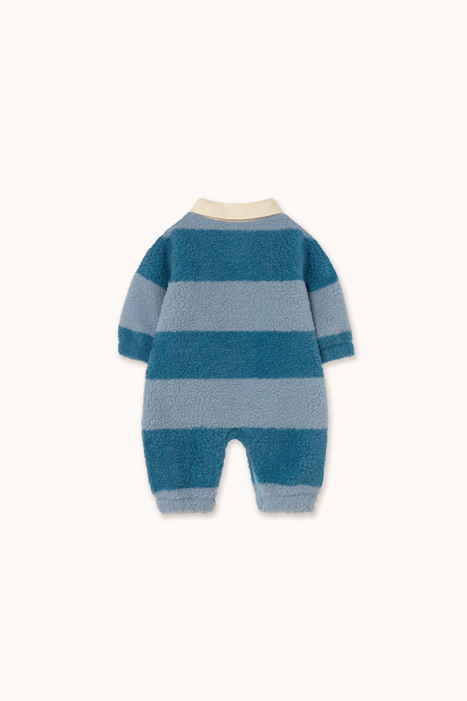 BLUE STRIPES SHERPA ONE-PIECE