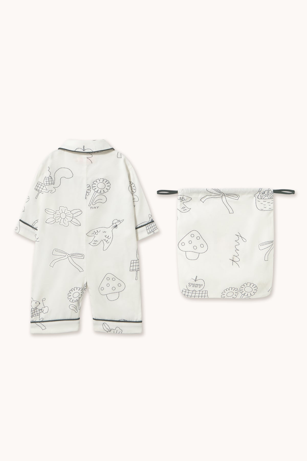 TINY APPLES BABY ONE-PIECE