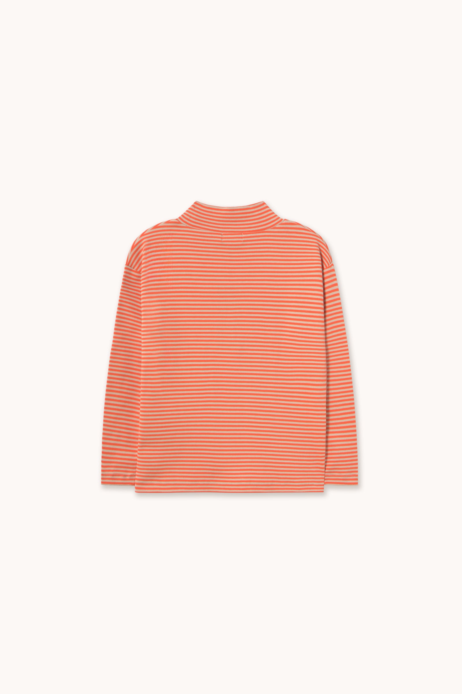 STRIPES RIB MOCKNECK