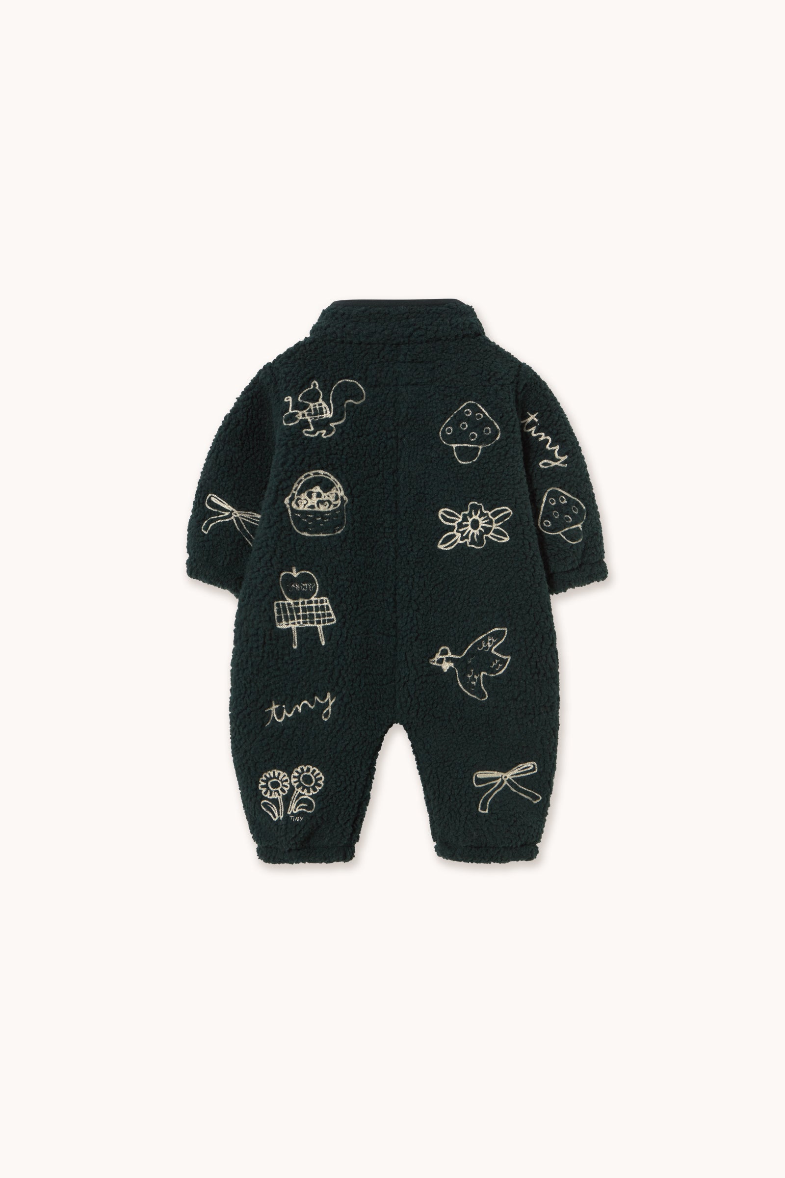 TINY APPLES SHERPA ONE-PIECE