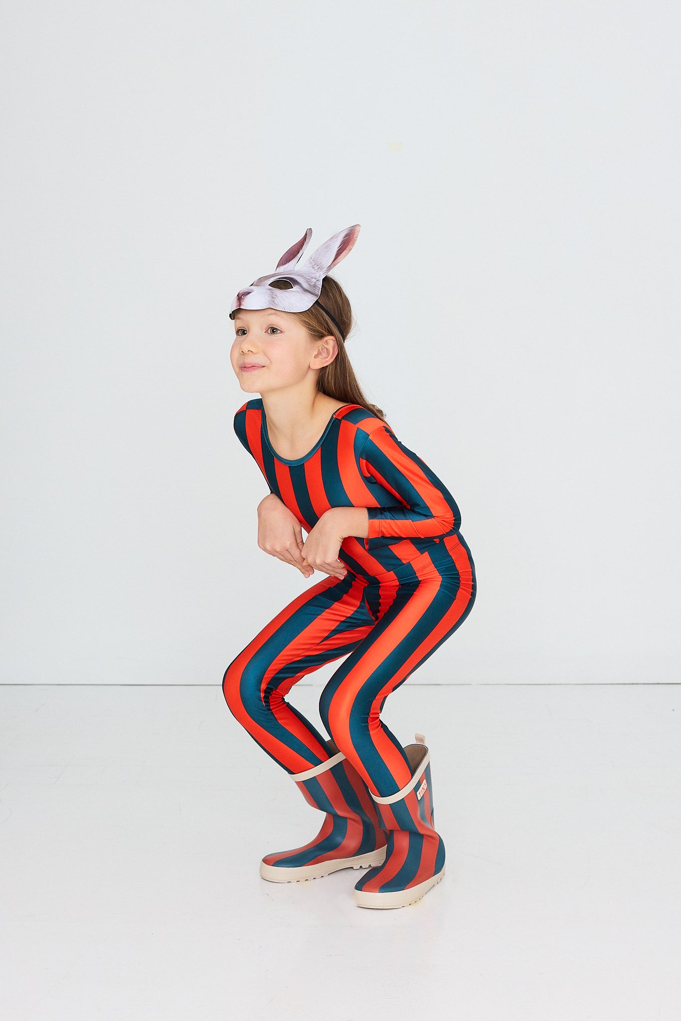 RED-BLUE STRIPES SHINY BODY