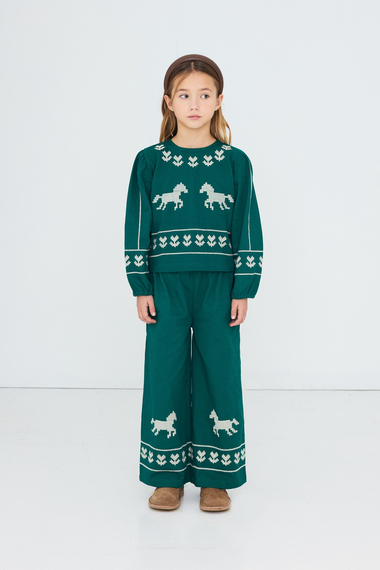 HORSES & FLOWERS PANT