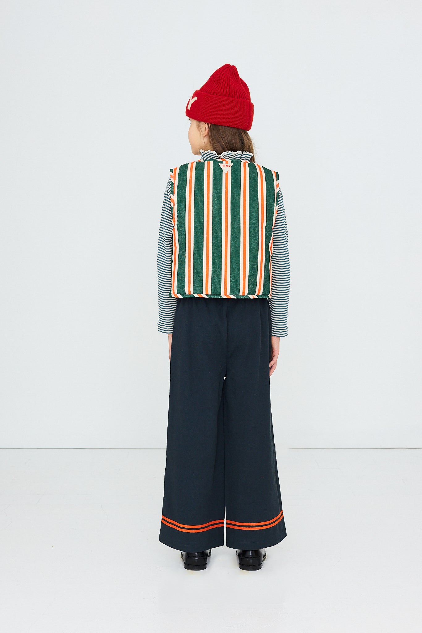 RED STRIPES WOVEN PANT