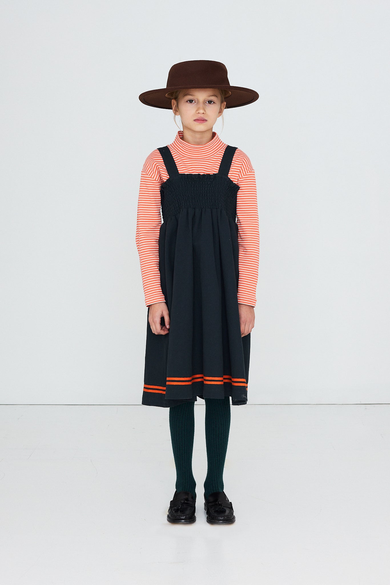 RED STRIPES WOVEN DRESS