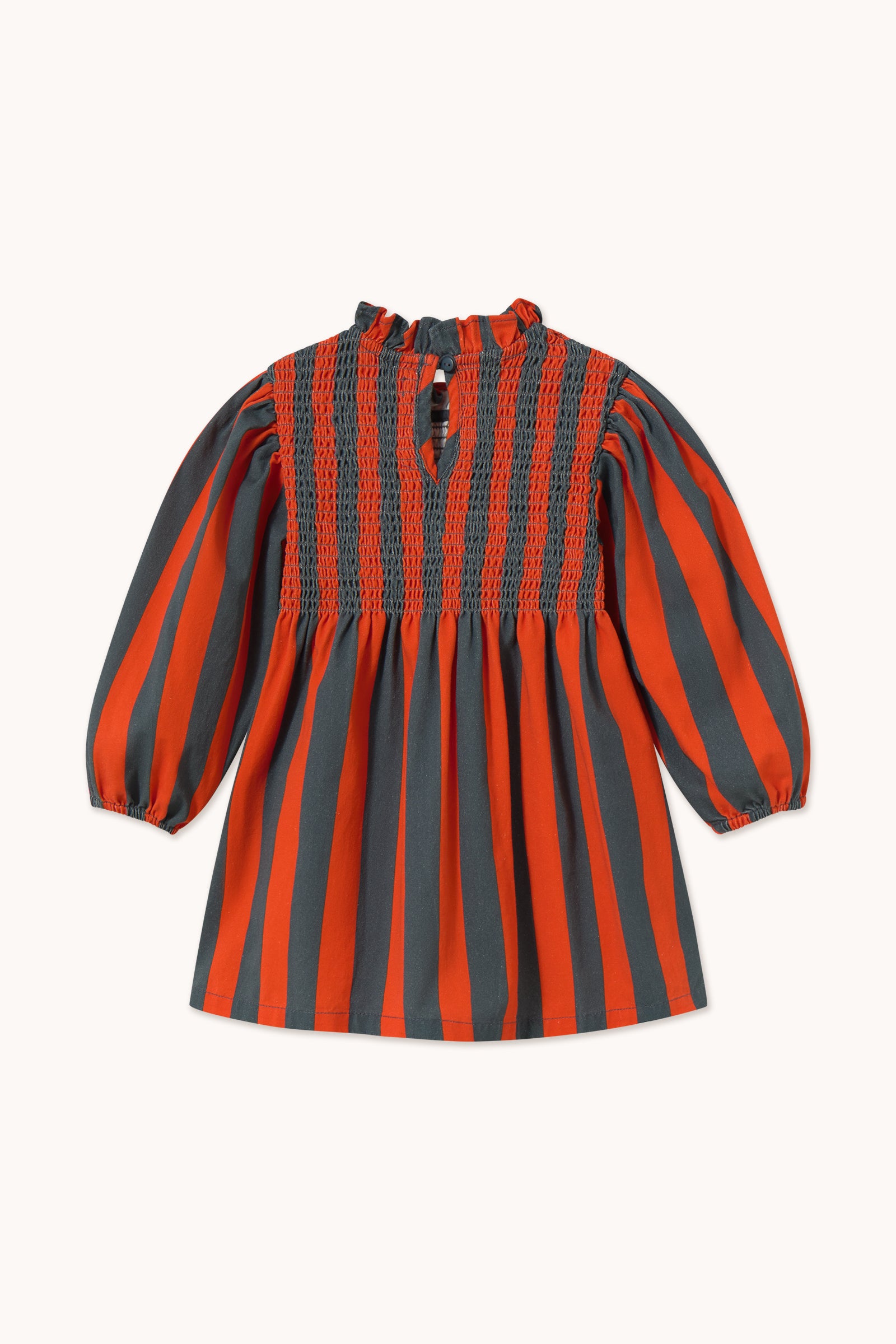 RED-BLUE STRIPES DRESS