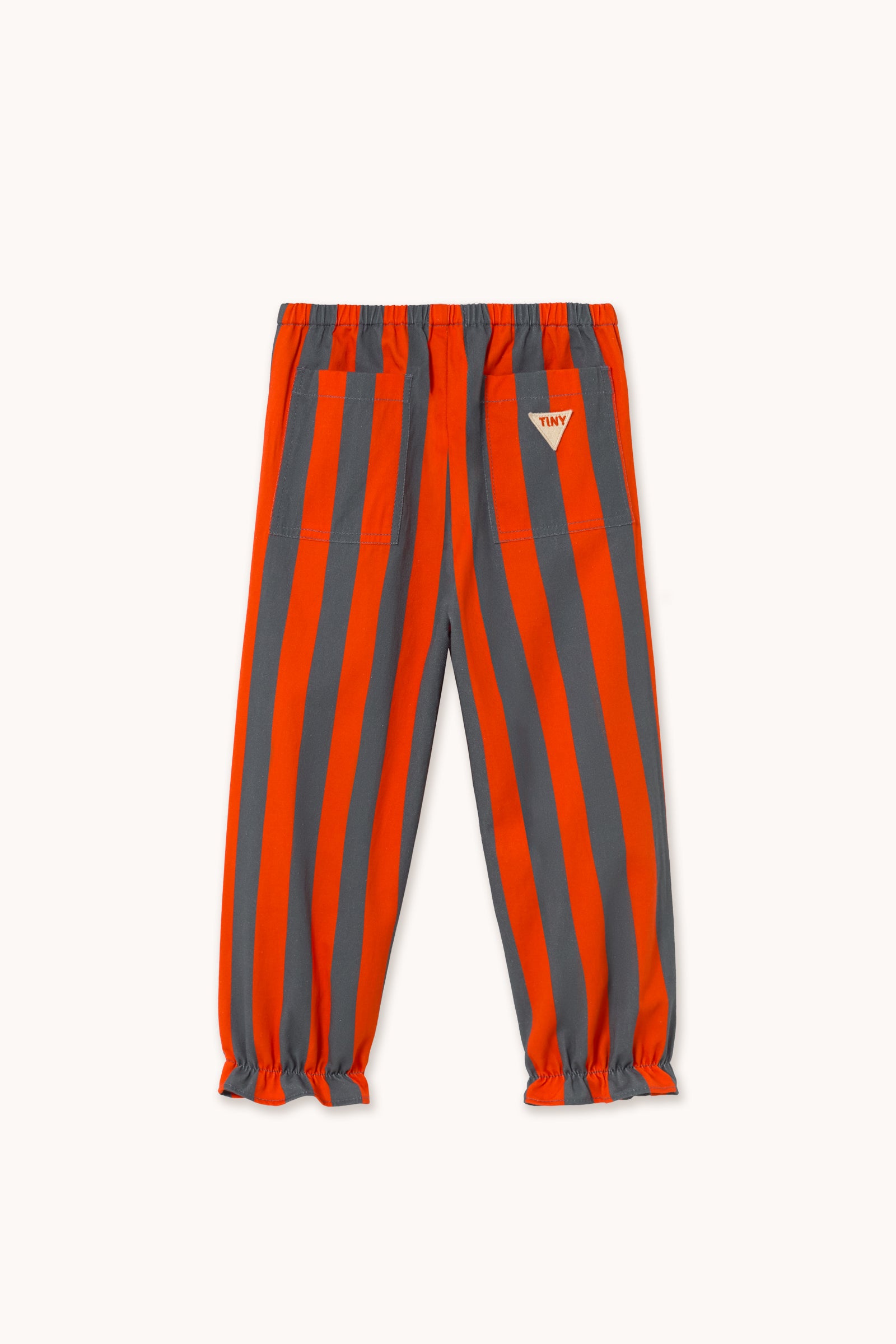 RED-BLUE STRIPES WOVEN PANT