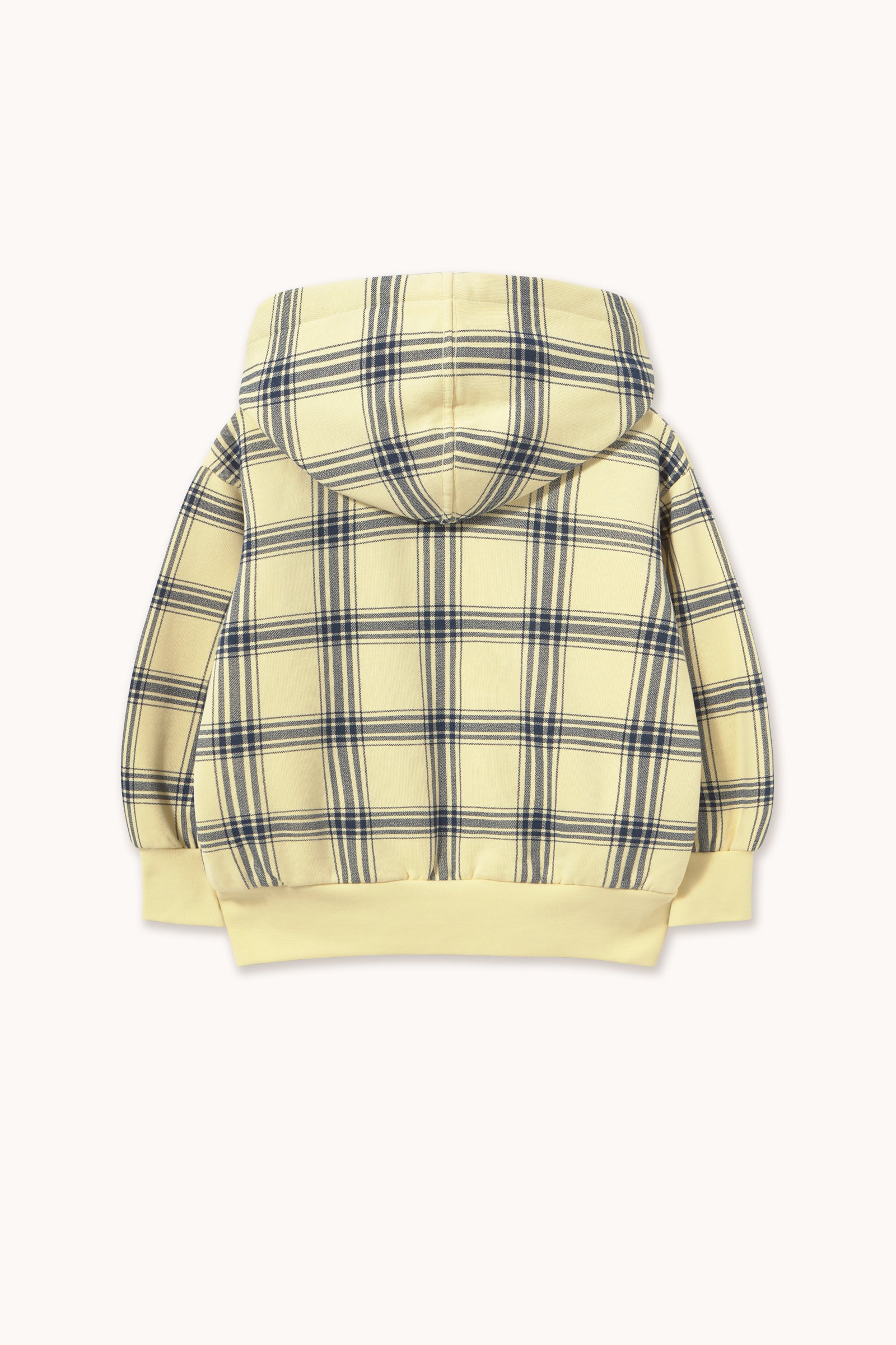 YELLOW CHECK HOODIE