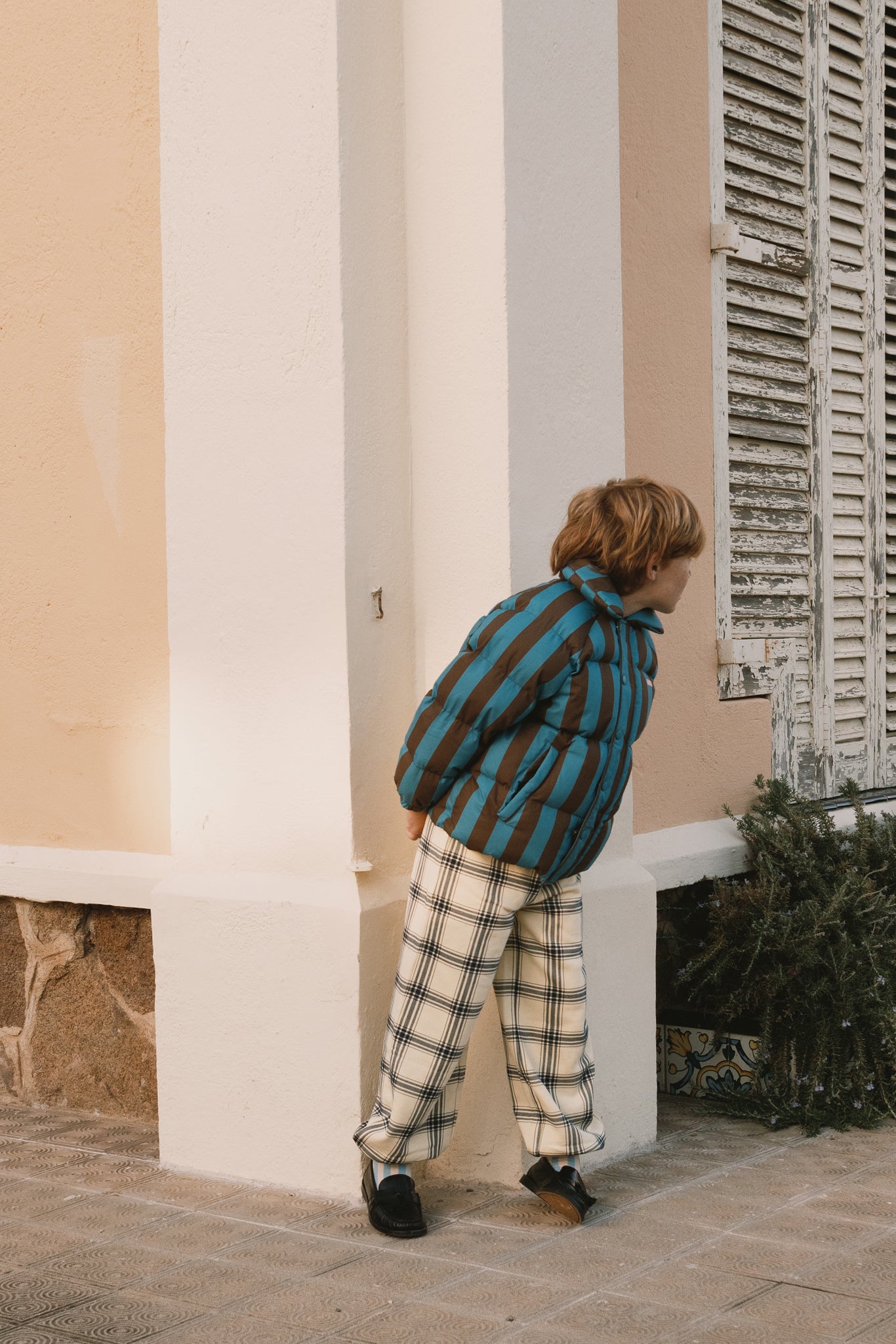 YELLOW CHECK SWEATPANT