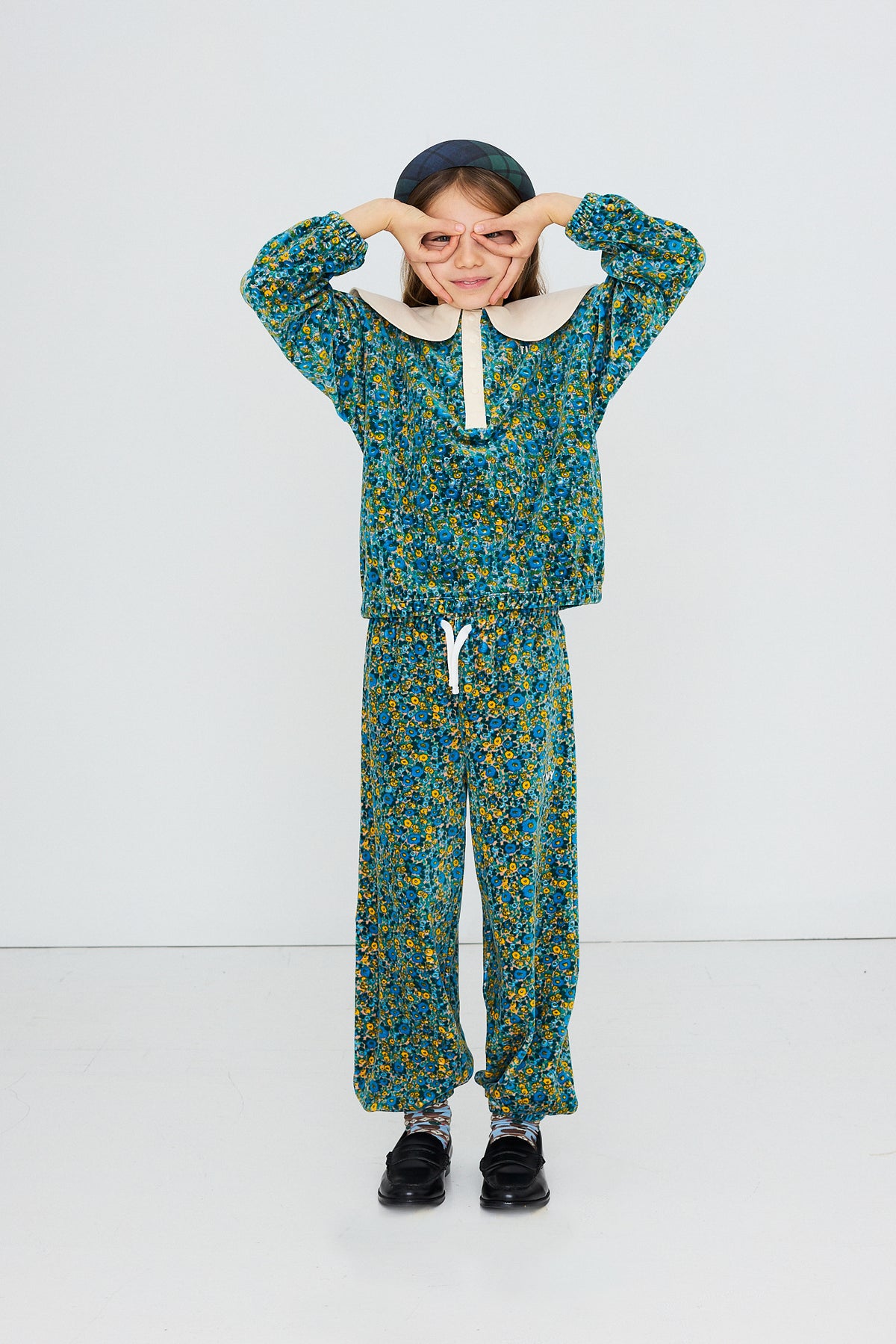 FLOWER PATTERN SWEATPANT