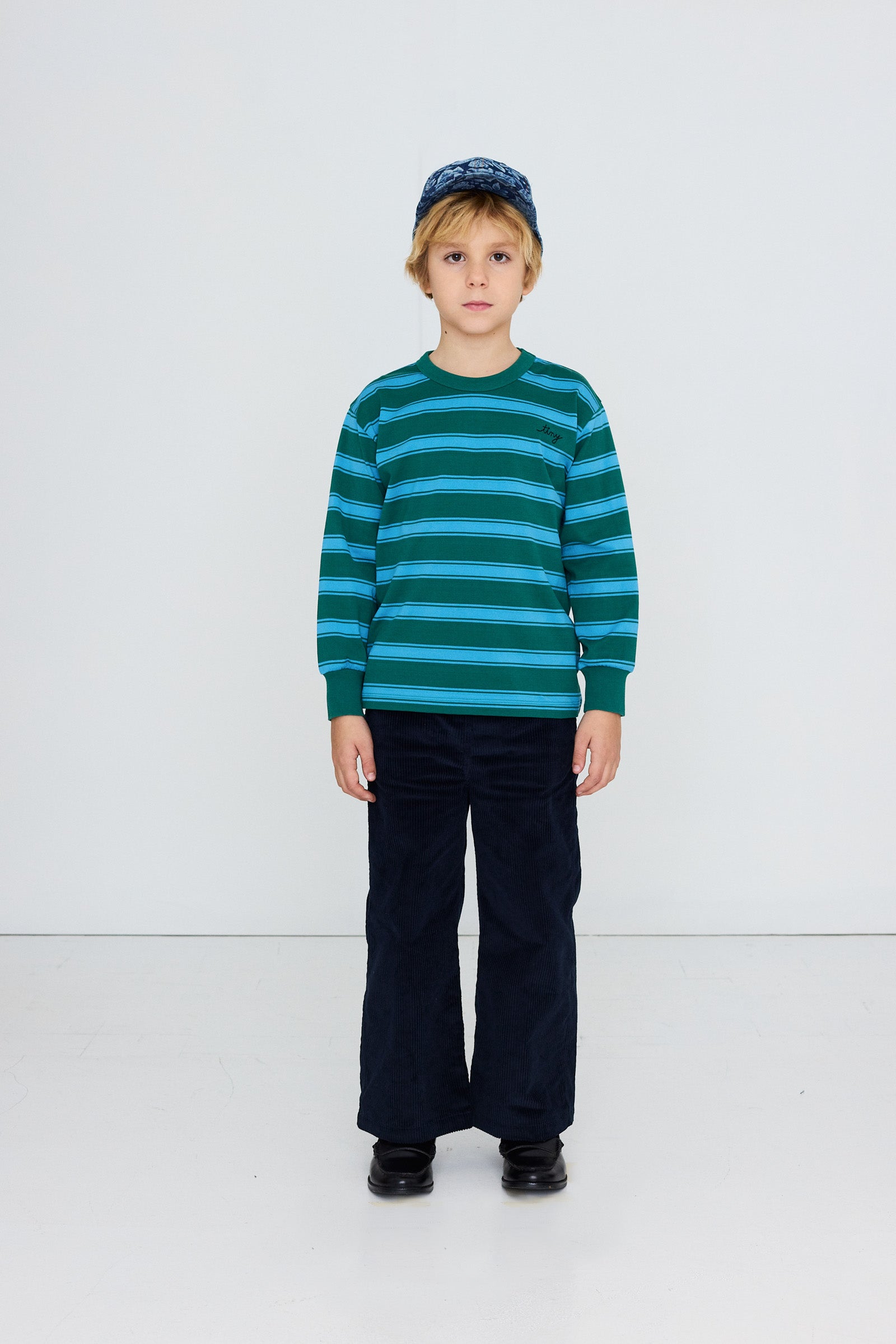 RETRO STRIPES SLEEVE TEE