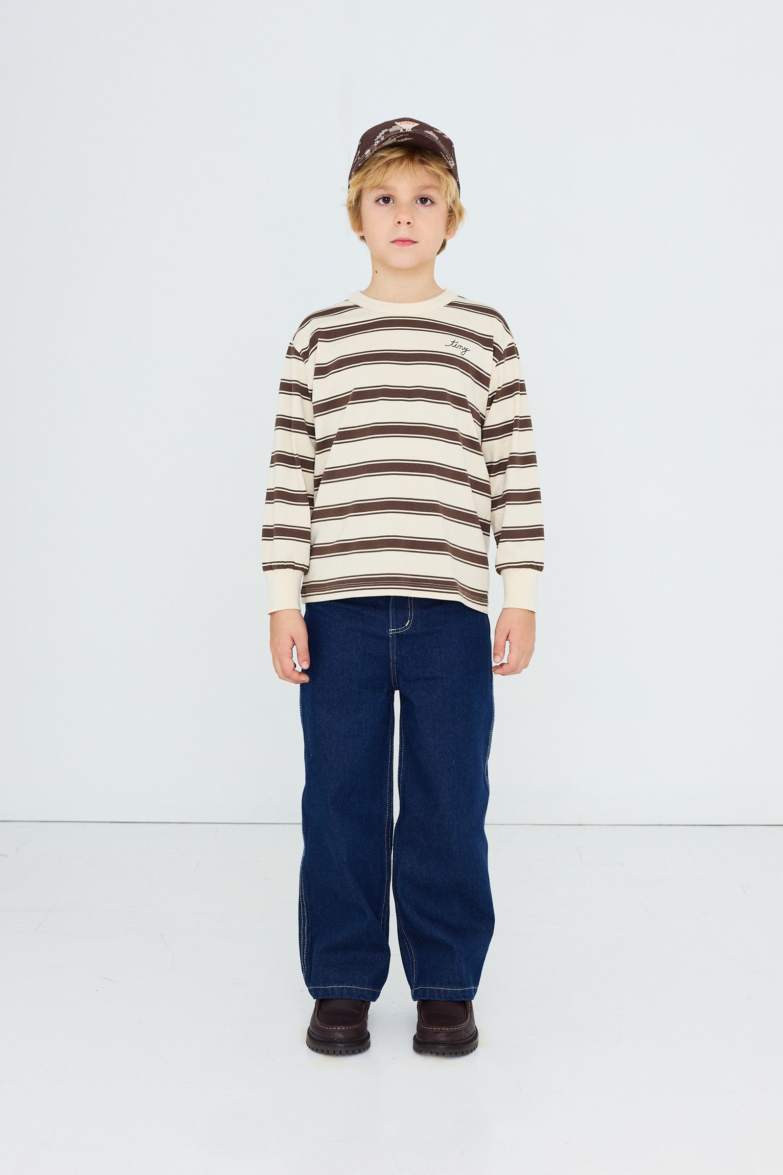 RETRO STRIPES SLEEVE TEE