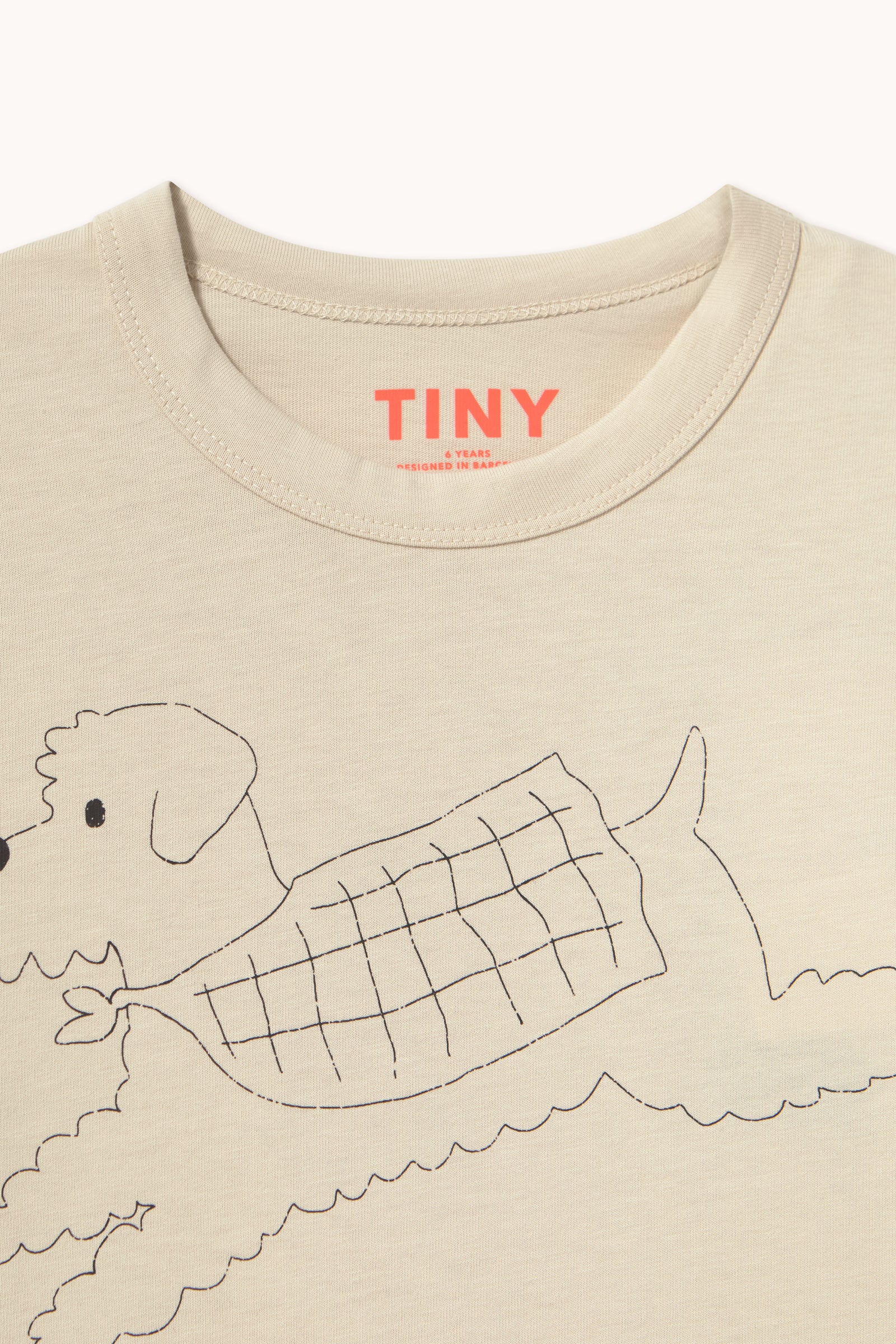 JUMP DOG GRAPHIC SLEEVE TEE
