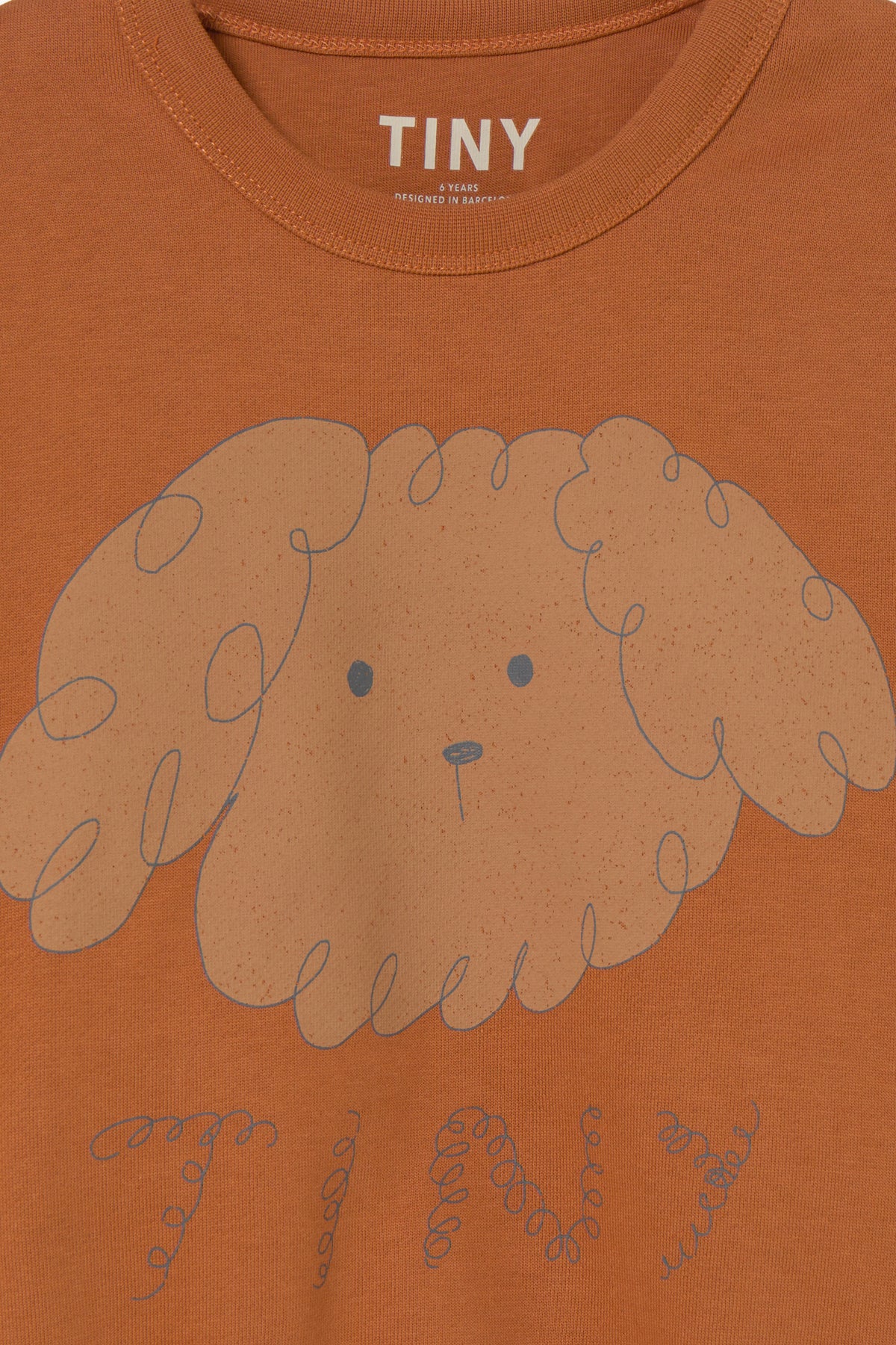 CURLY DOGグラフィックスウェットシャツ