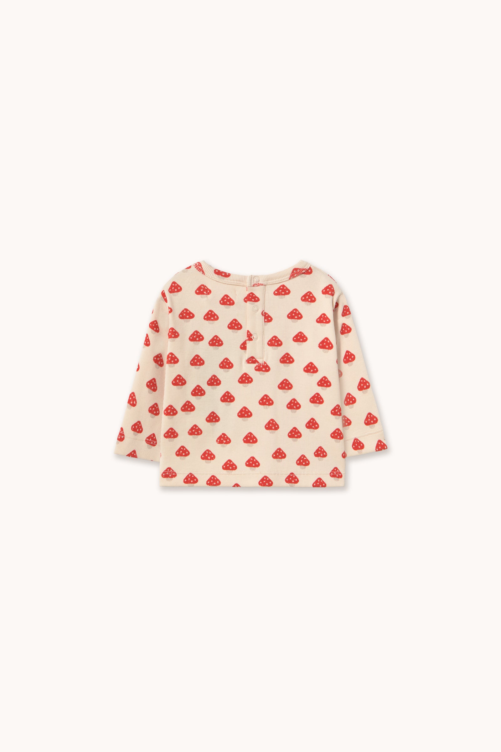 MINI MUSHROOMS AOP RIB BABY TEE