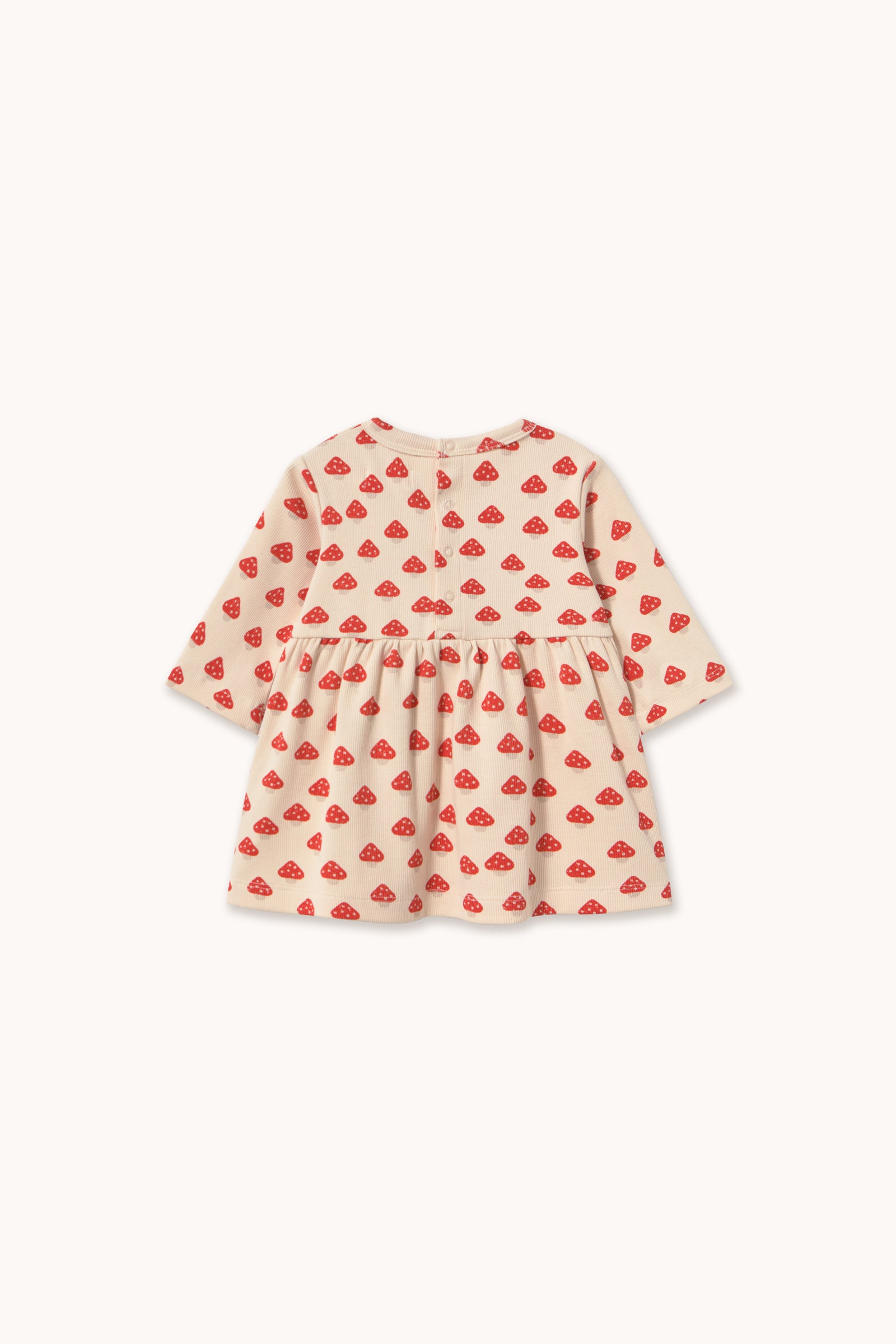 MINI MUSHROOMS RIB BABY DRESS